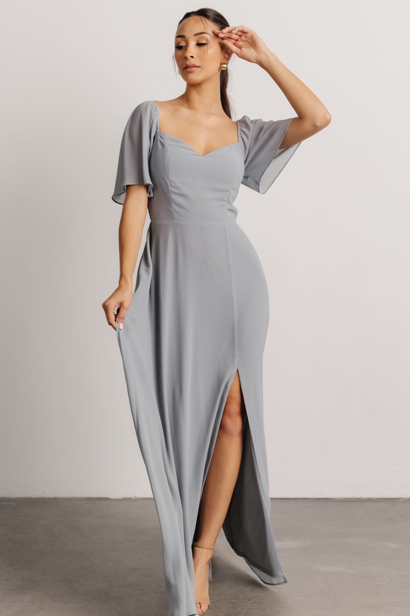 Sierra Sweetheart Maxi Dress | Light Blue Clearance Cost