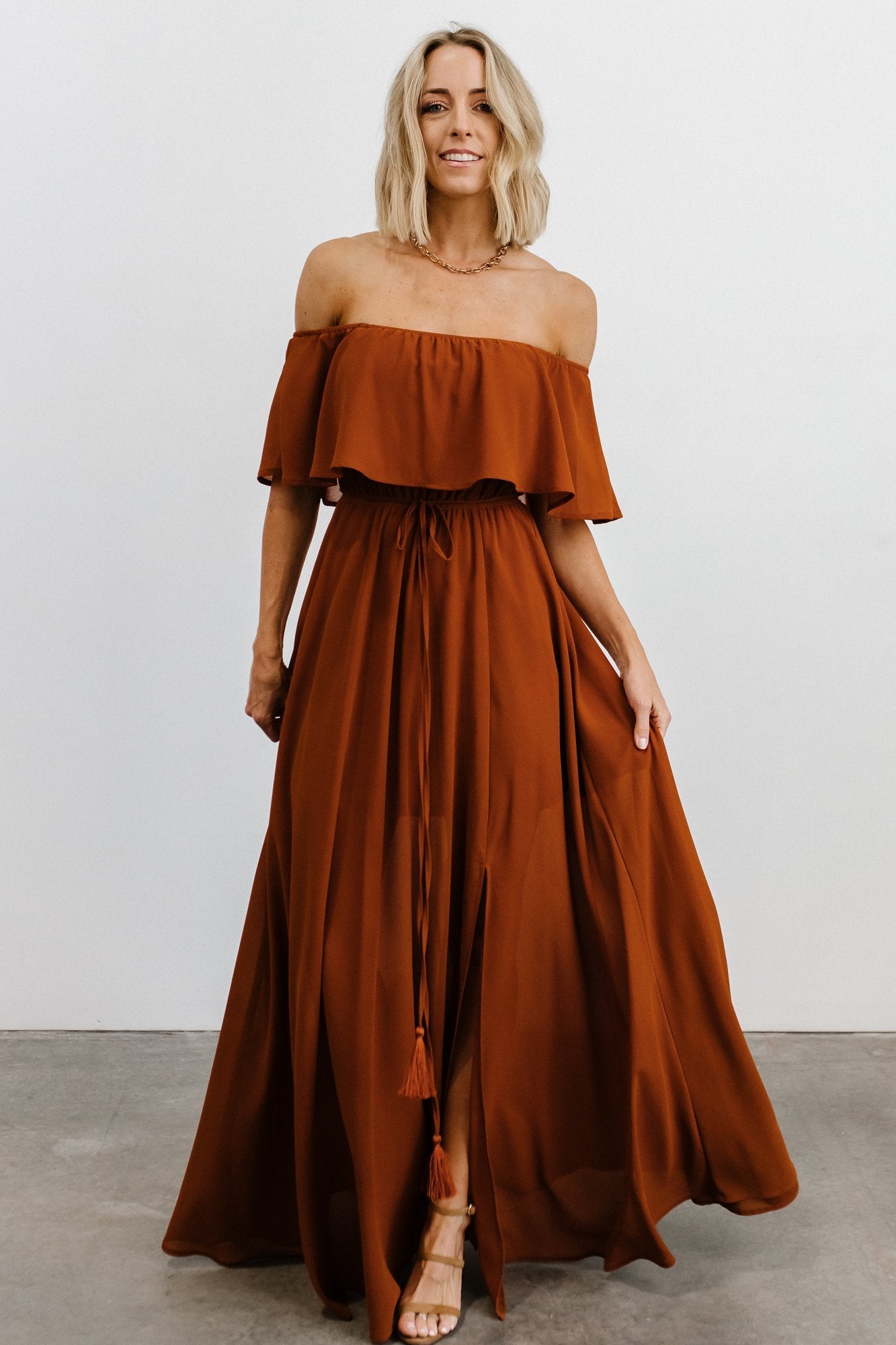 Victoria Off Shoulder Maxi Dress | Spice Online Sale