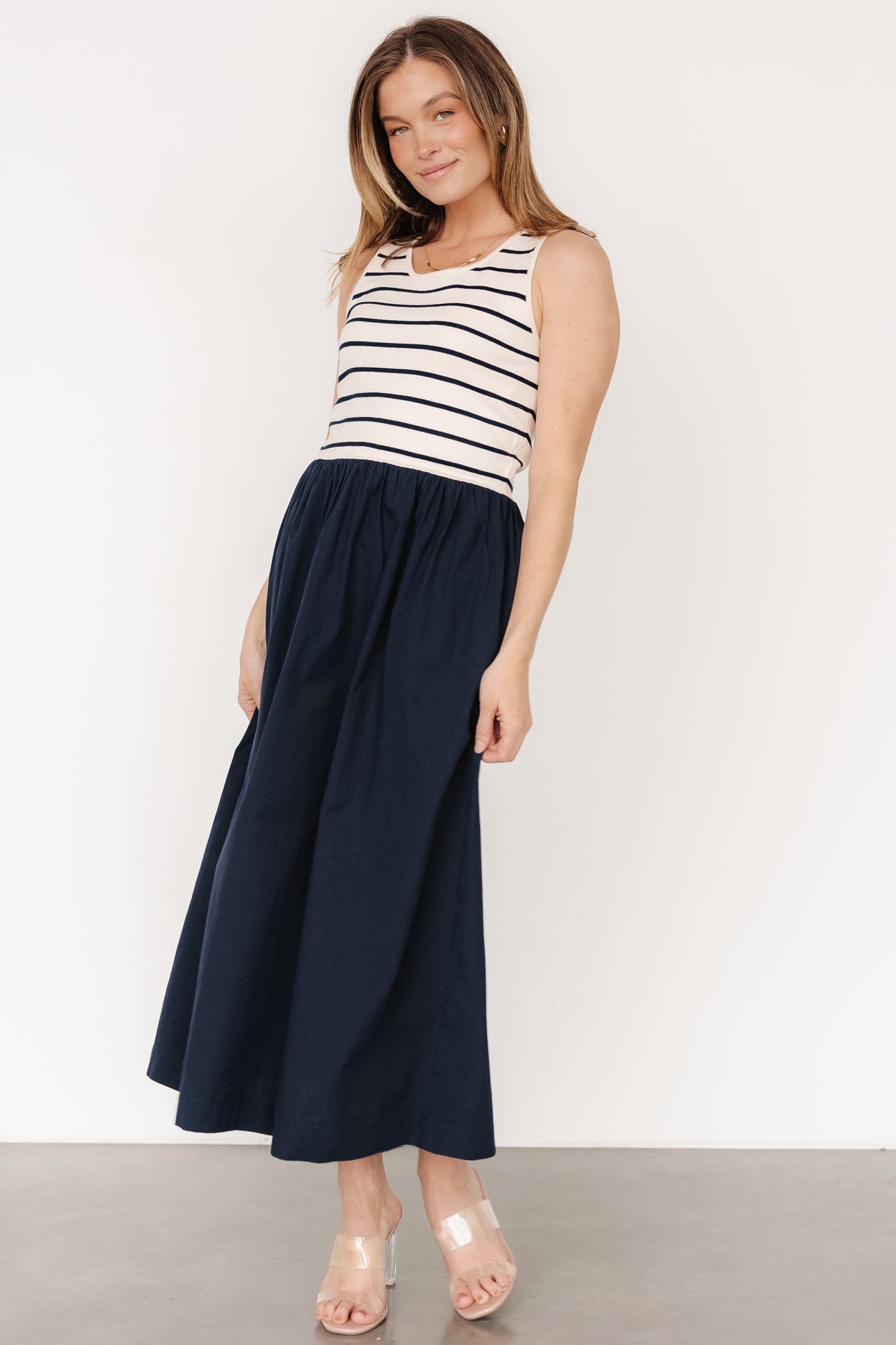 Nantucket Tank Dress | Navy Stripe Outlet Order