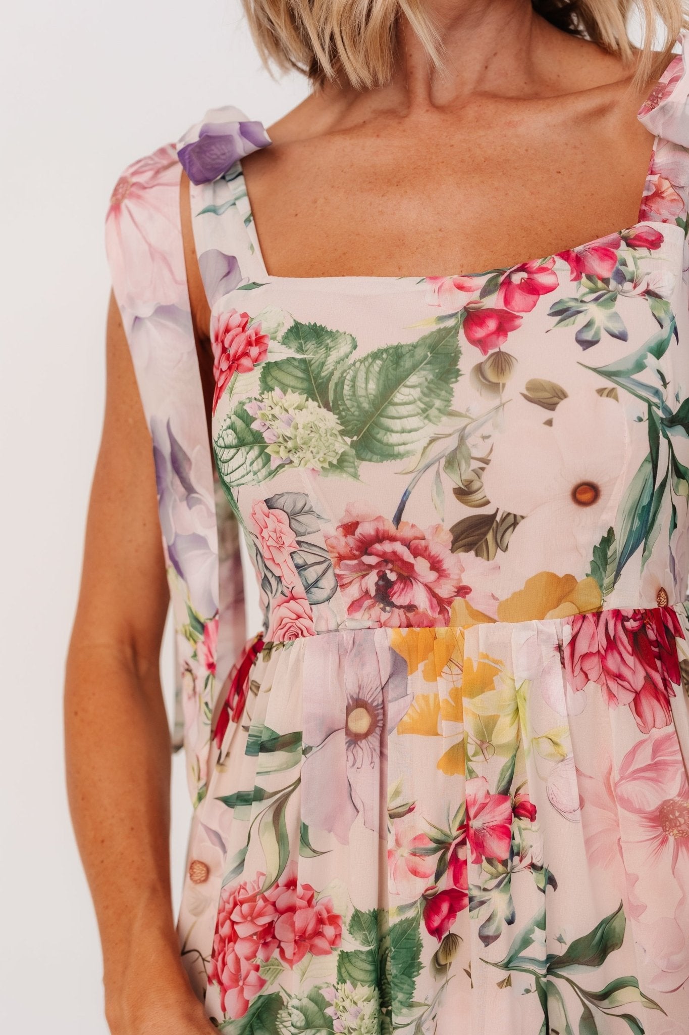 Anita Maxi Dress | Blush Multi Floral Discount Outlet Locations