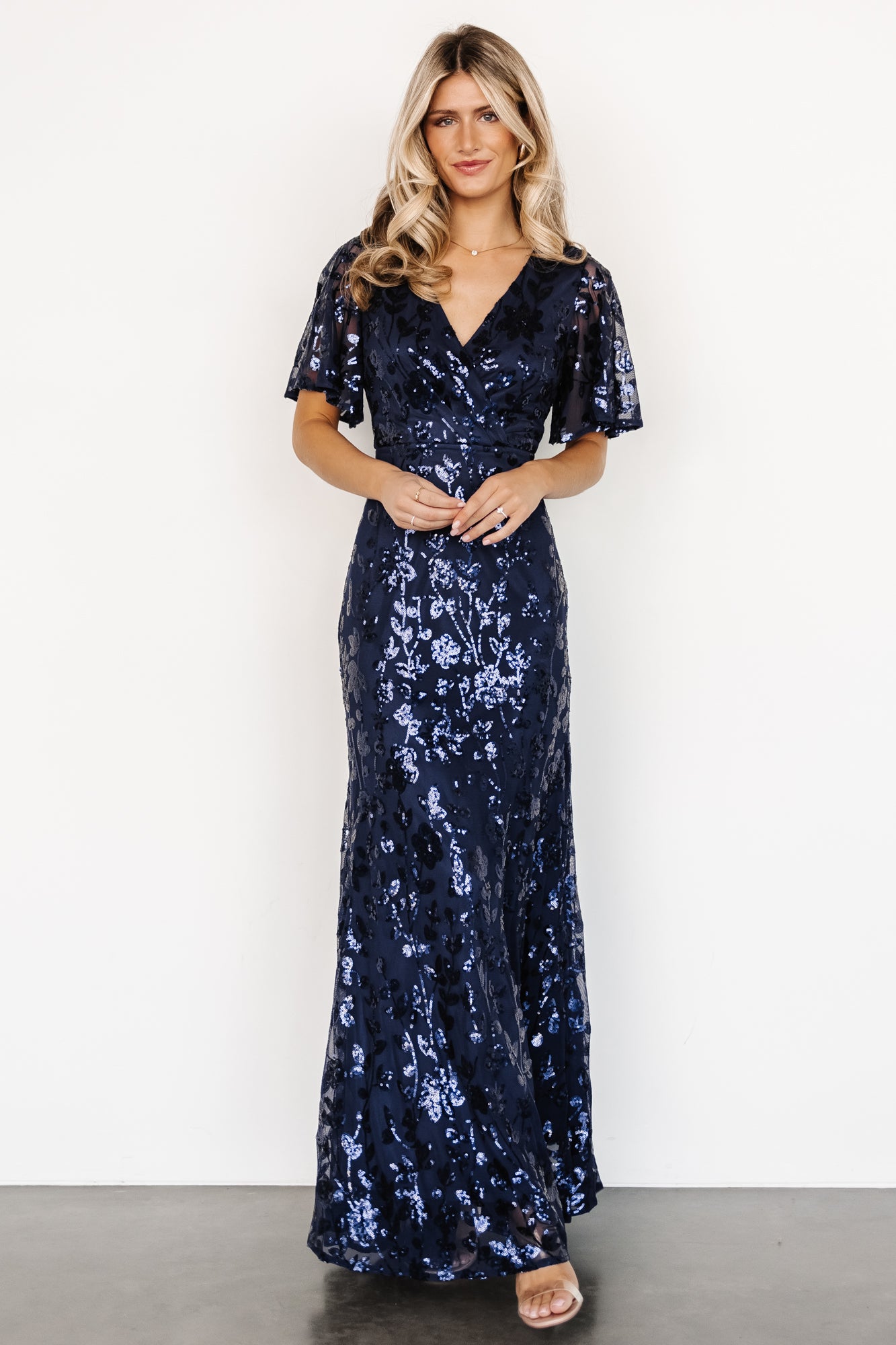 Esme Sequin Dress | Navy Buy Cheap Cheapest