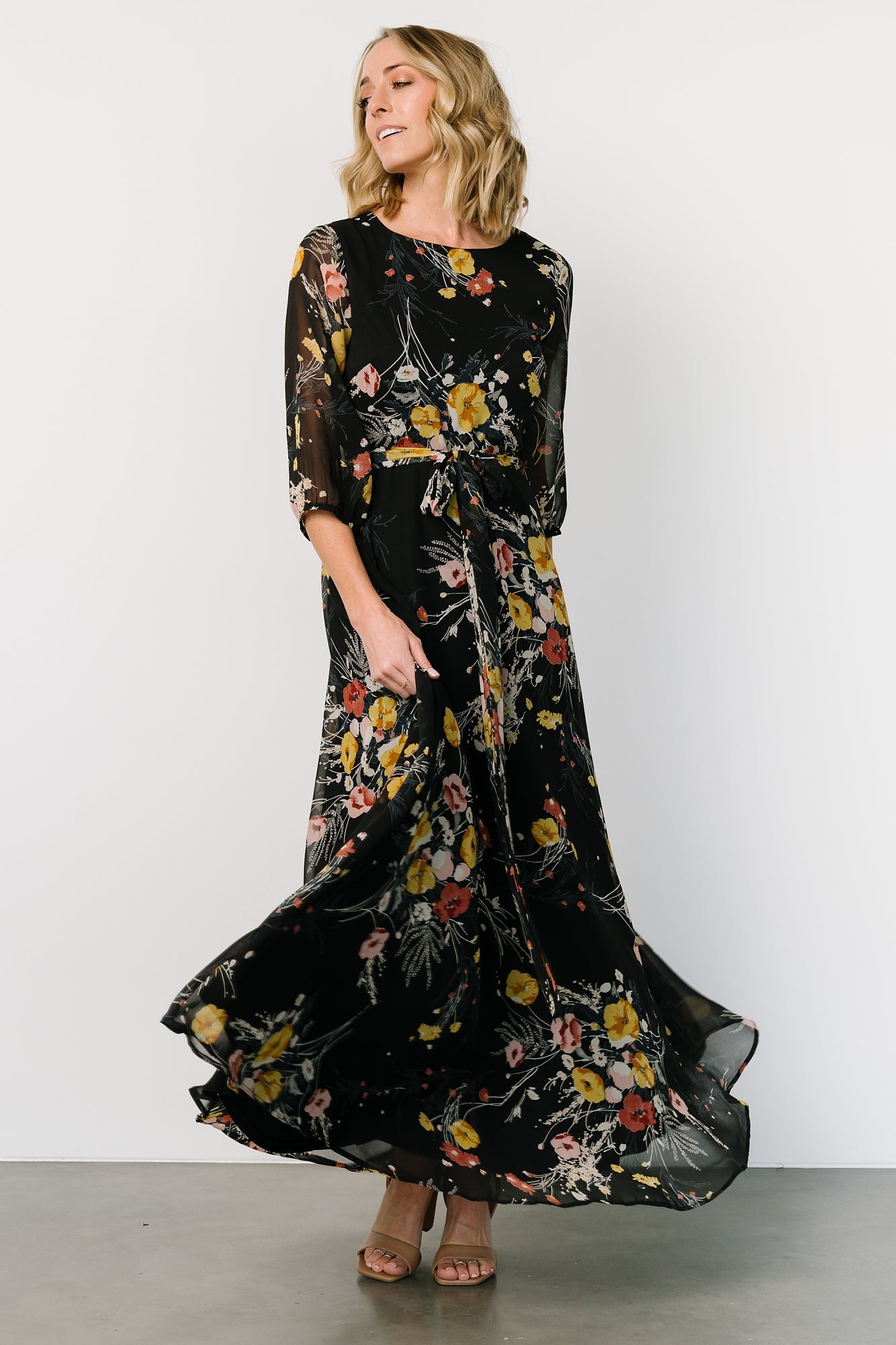 Rebecca Maxi Dress | Botanical Floral Very Cheap