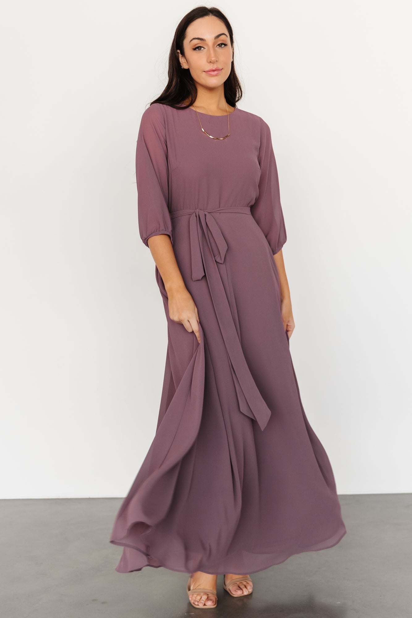 Rebecca Maxi Dress | Vintage Plum Sale With Mastercard