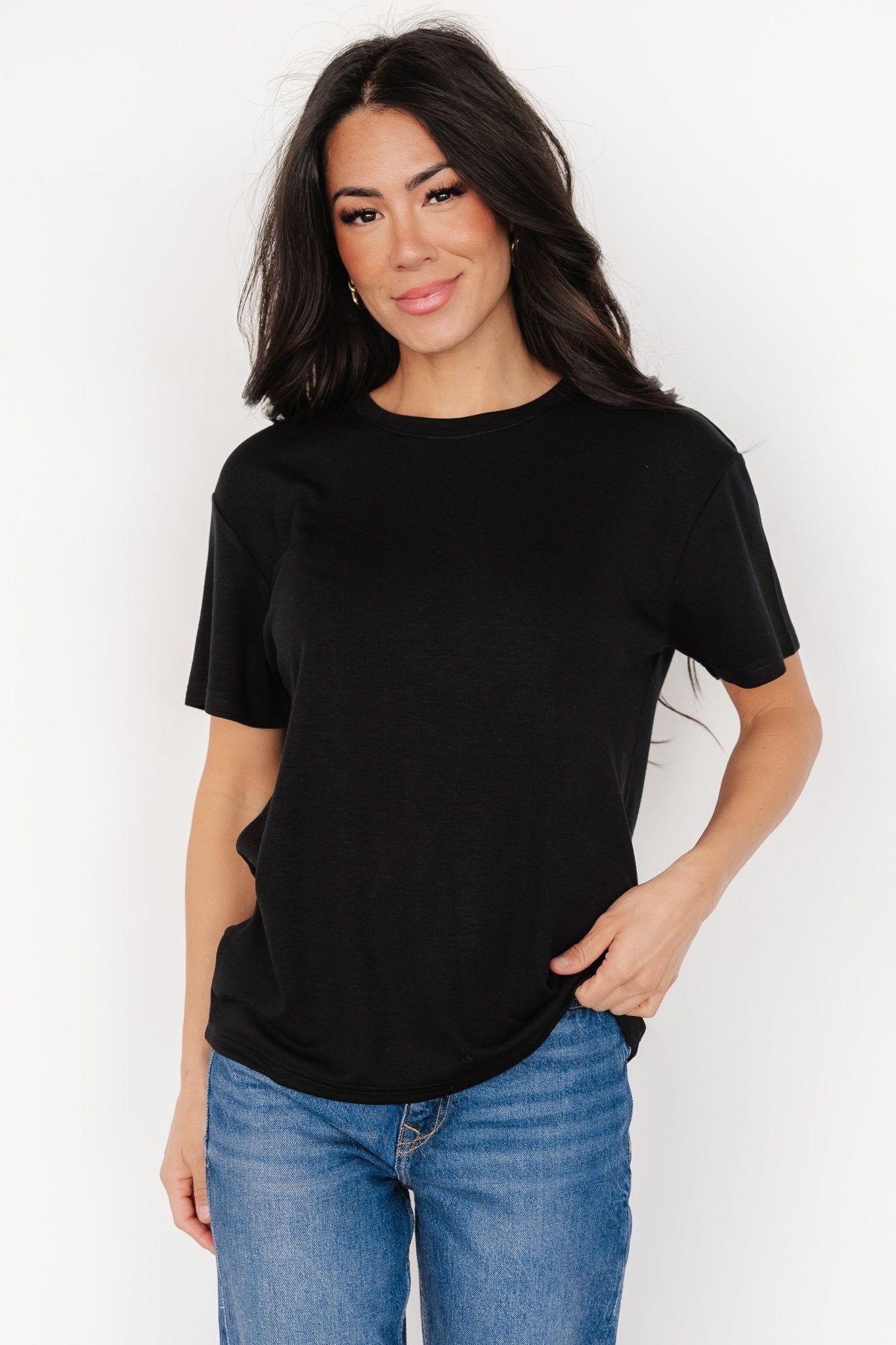 Elliot Relaxed Tee | Black Wholesale Pice Cheap Online