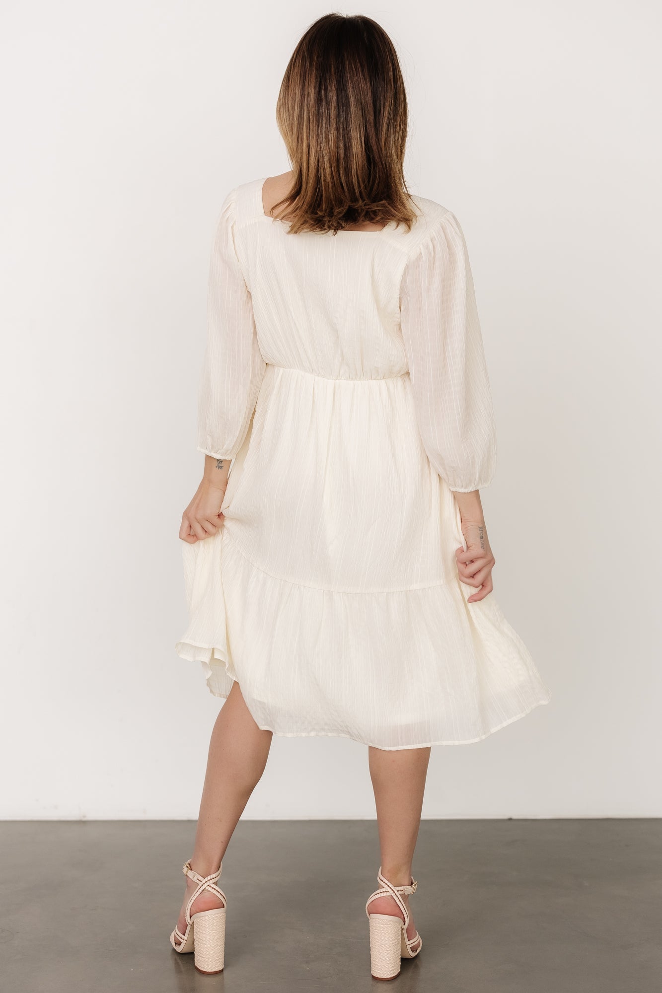 Vaeda Midi Dress | Cream Cheap In China