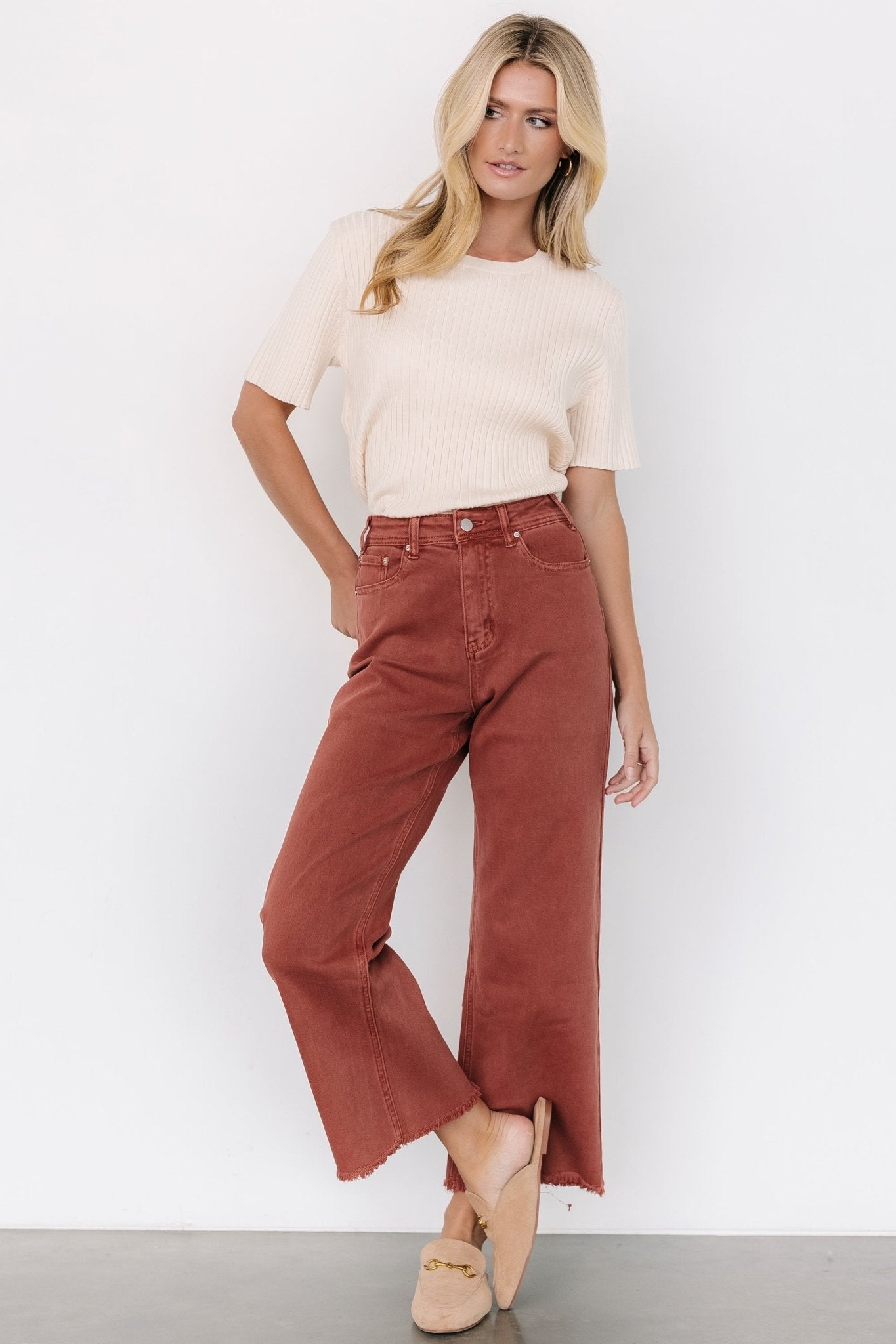 Spence Denim Pants | Terracotta Outlet For You