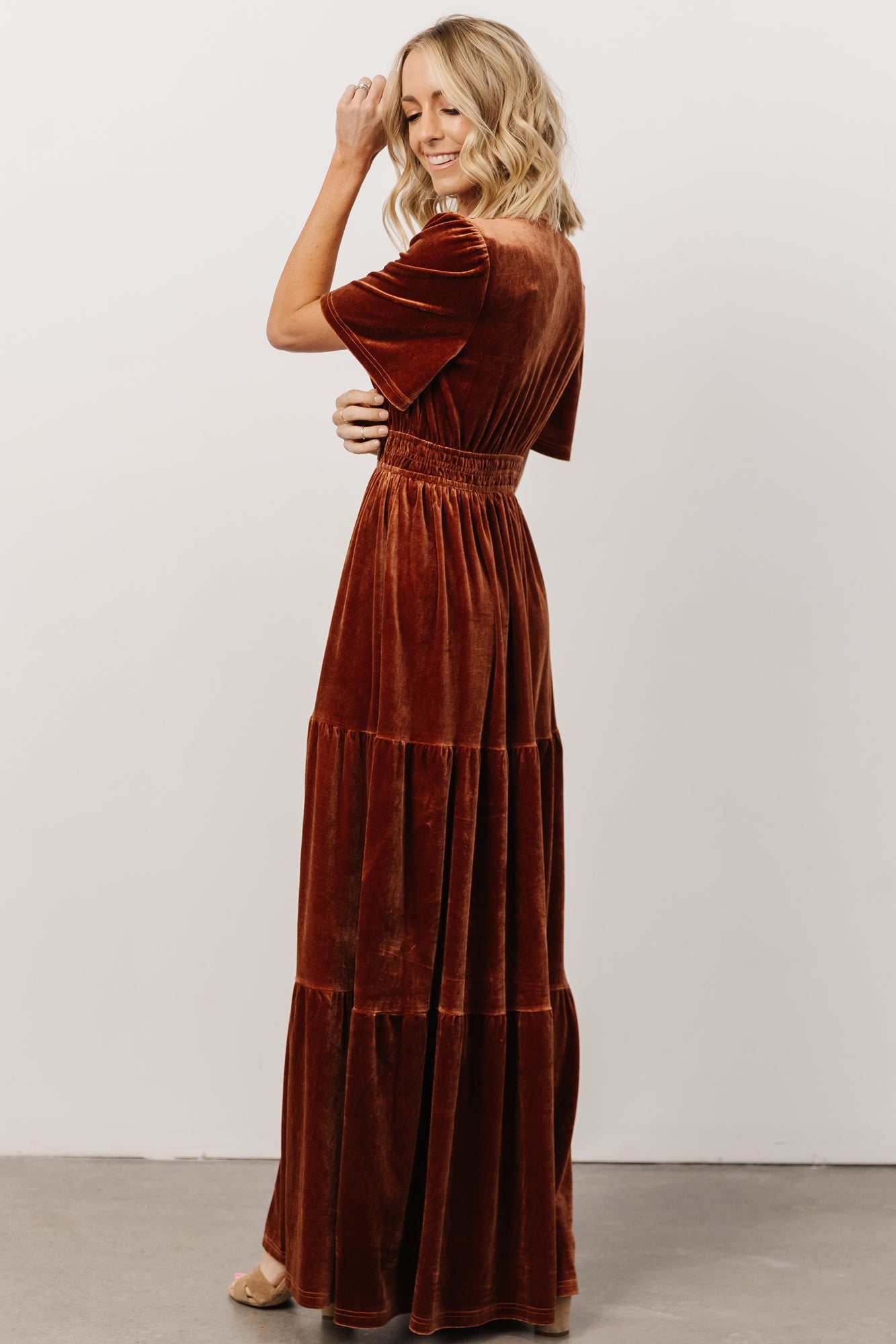 Artemis Velvet Maxi Dress | Dark Spice Sale Huge Surprise