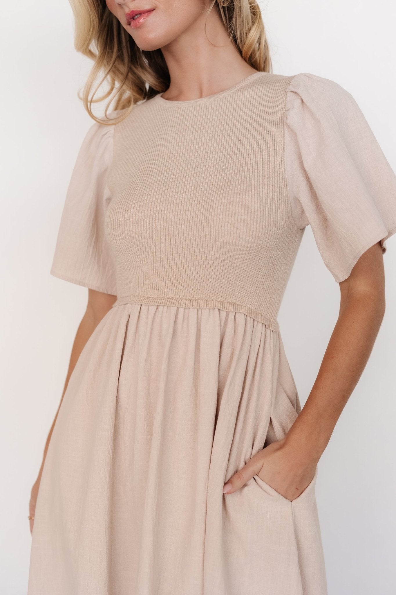 Cici Sweater Dress | Natural Huge Surprise Cheap Online