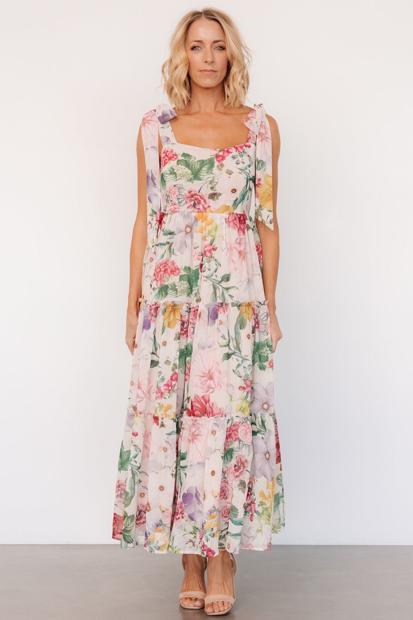 Anita Maxi Dress | Blush Multi Floral Discount Outlet Locations