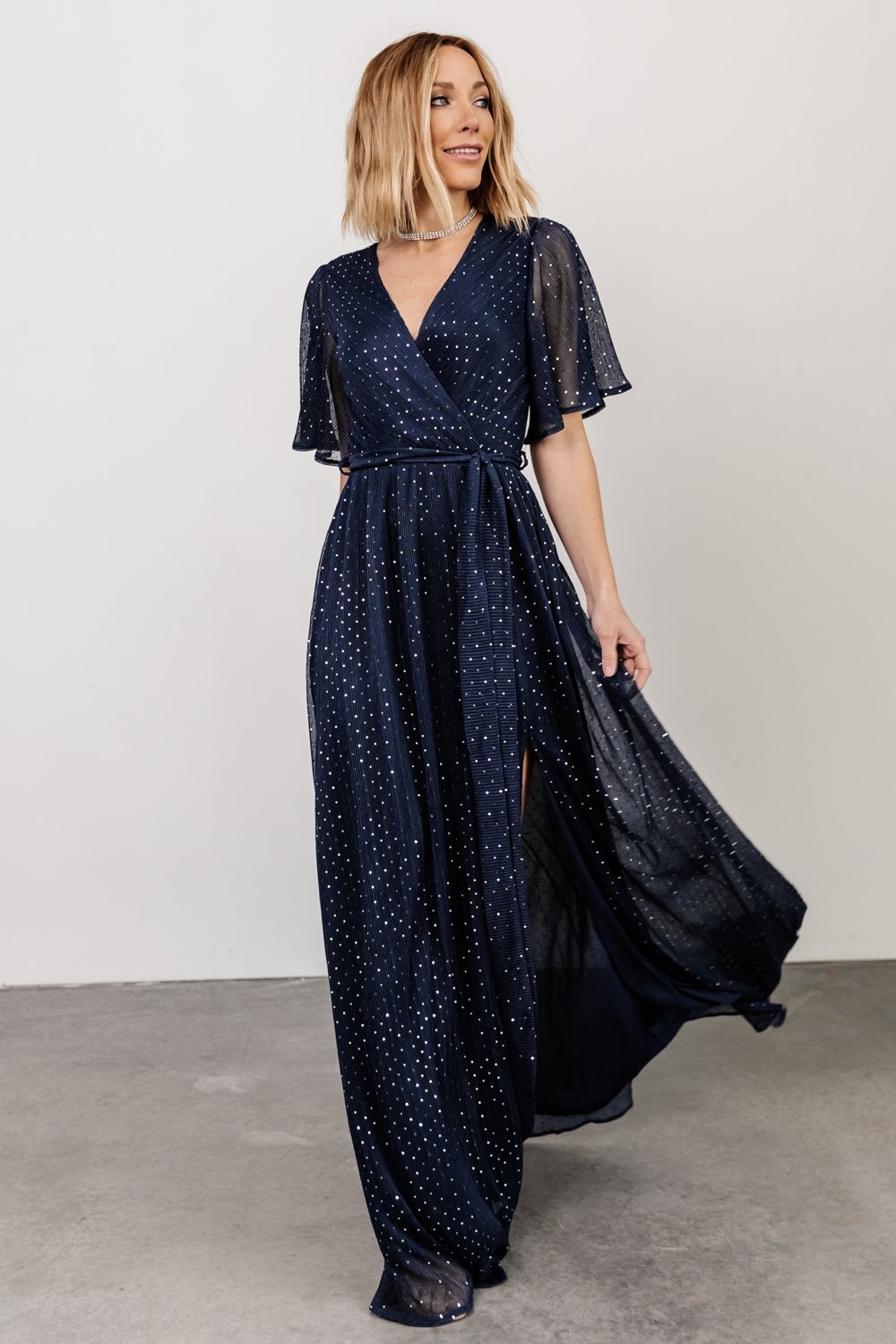 Grace Sparkle Gown | Navy Limited Edition Online