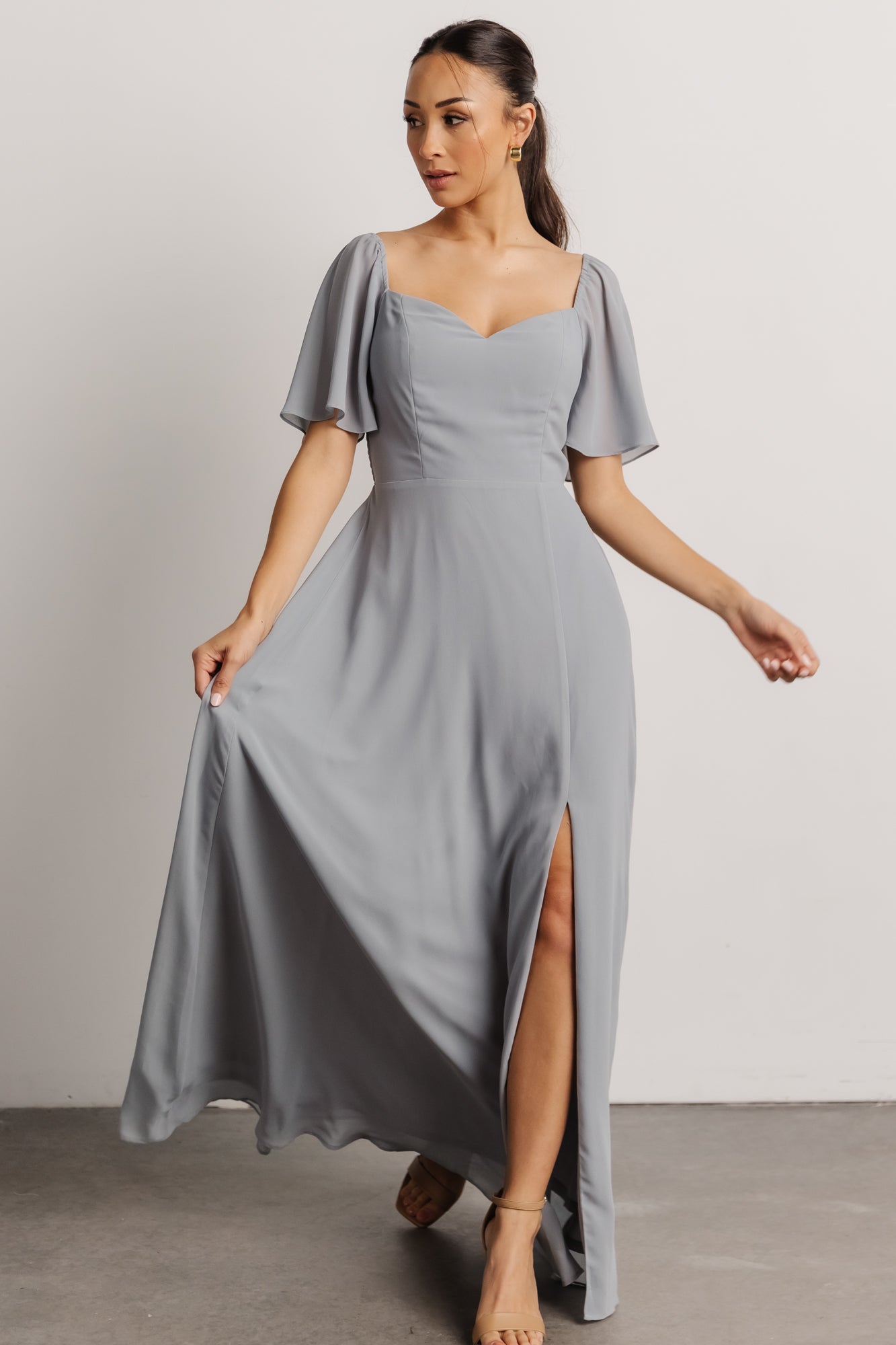 Sierra Sweetheart Maxi Dress | Light Blue Clearance Cost