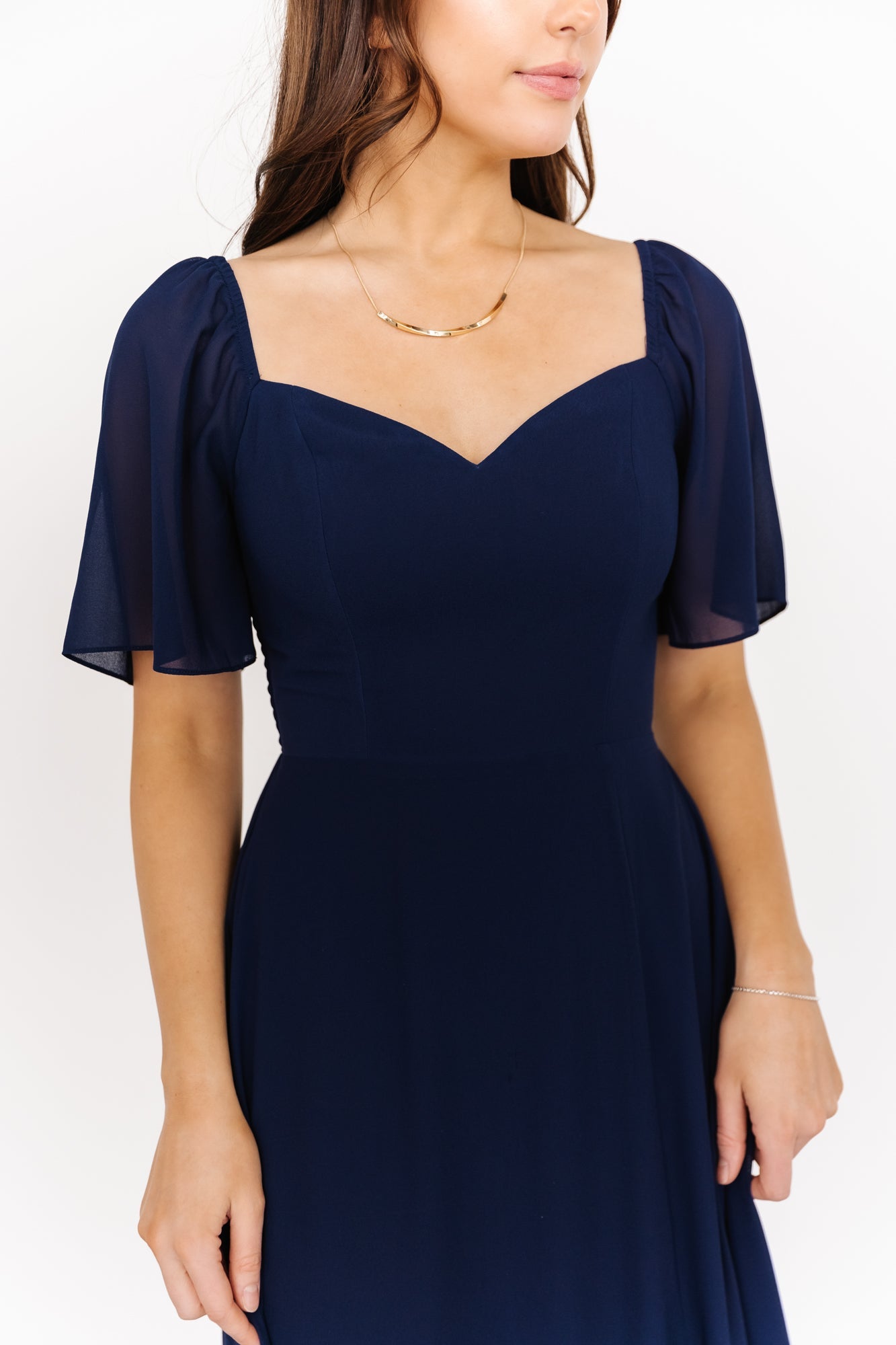 Sierra Sweetheart Maxi Dress | Navy With Credit Card Free Shipping