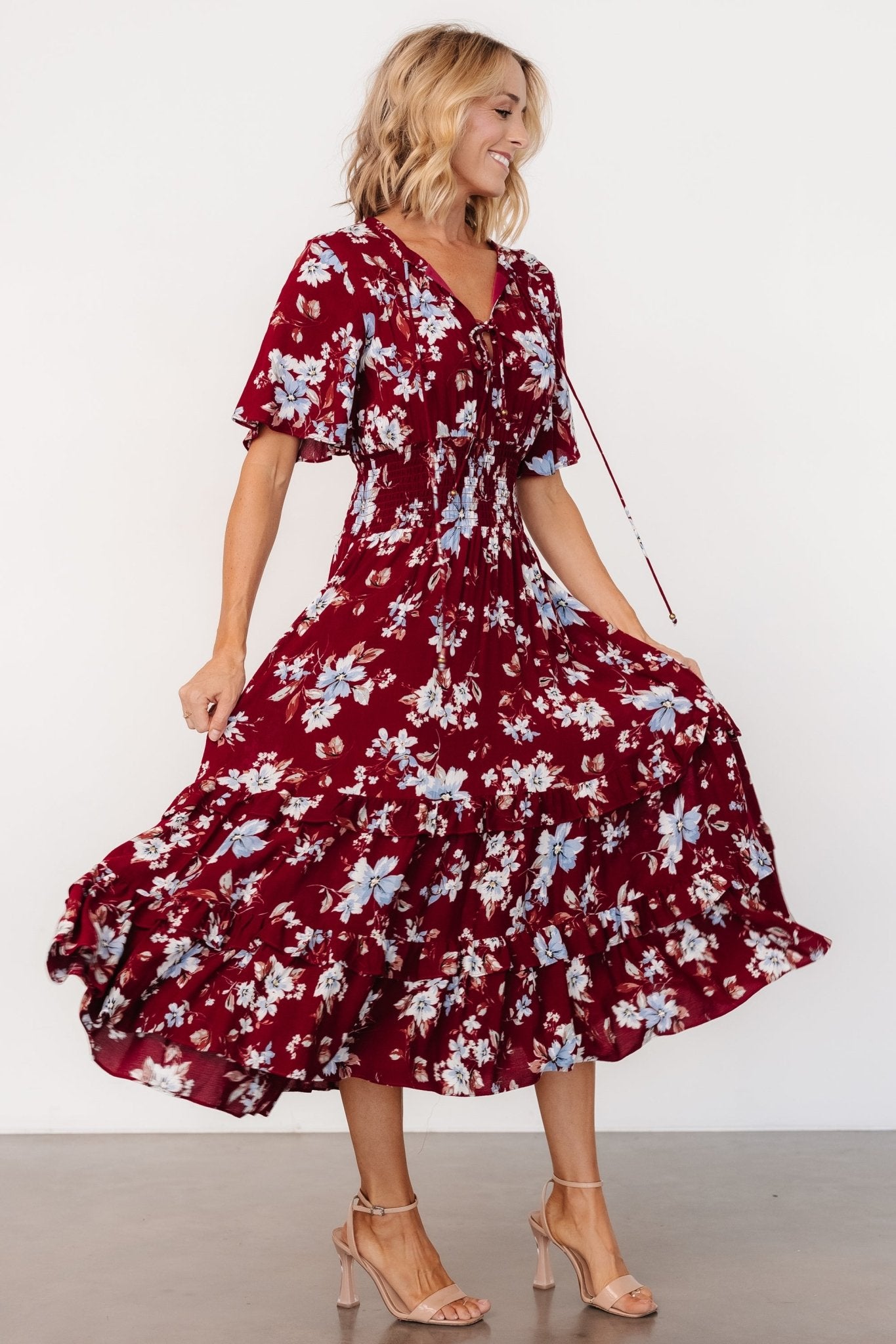 Spell Boho Midi Dress | Ruby Multi Floral 2025 Sale Online