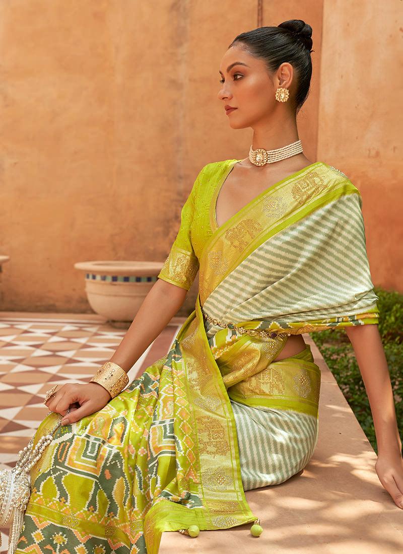 Yellow Color Pure Silk Patola Saree Outlet Best Place