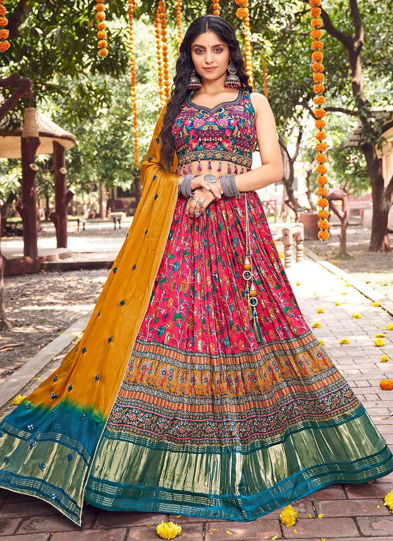 Rani Pink Crush Lehenga With Hand Work Blouse Buy Cheap Cheapest