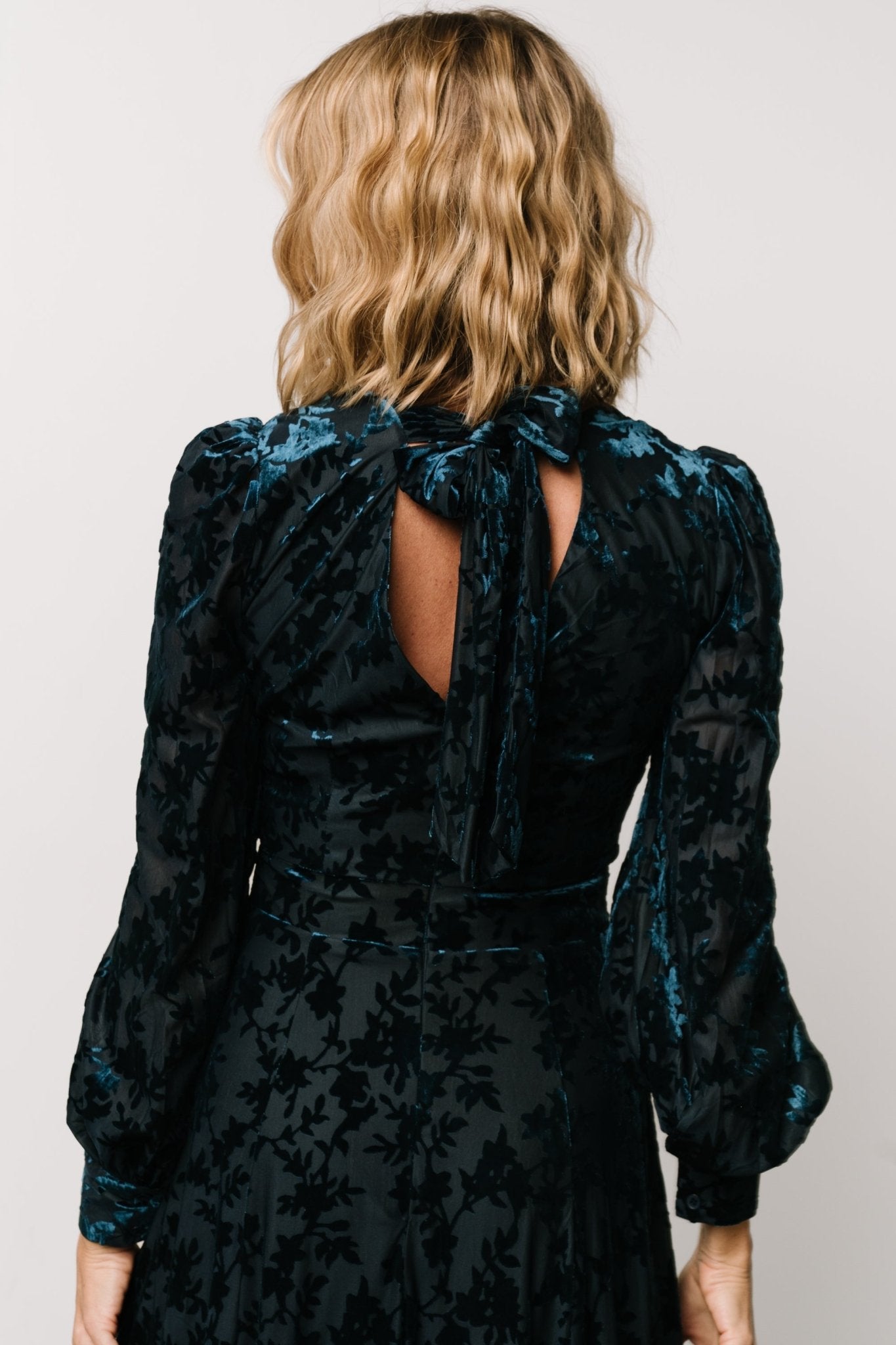 Savi Tie Back Dress | Deep Teal Sale Shop