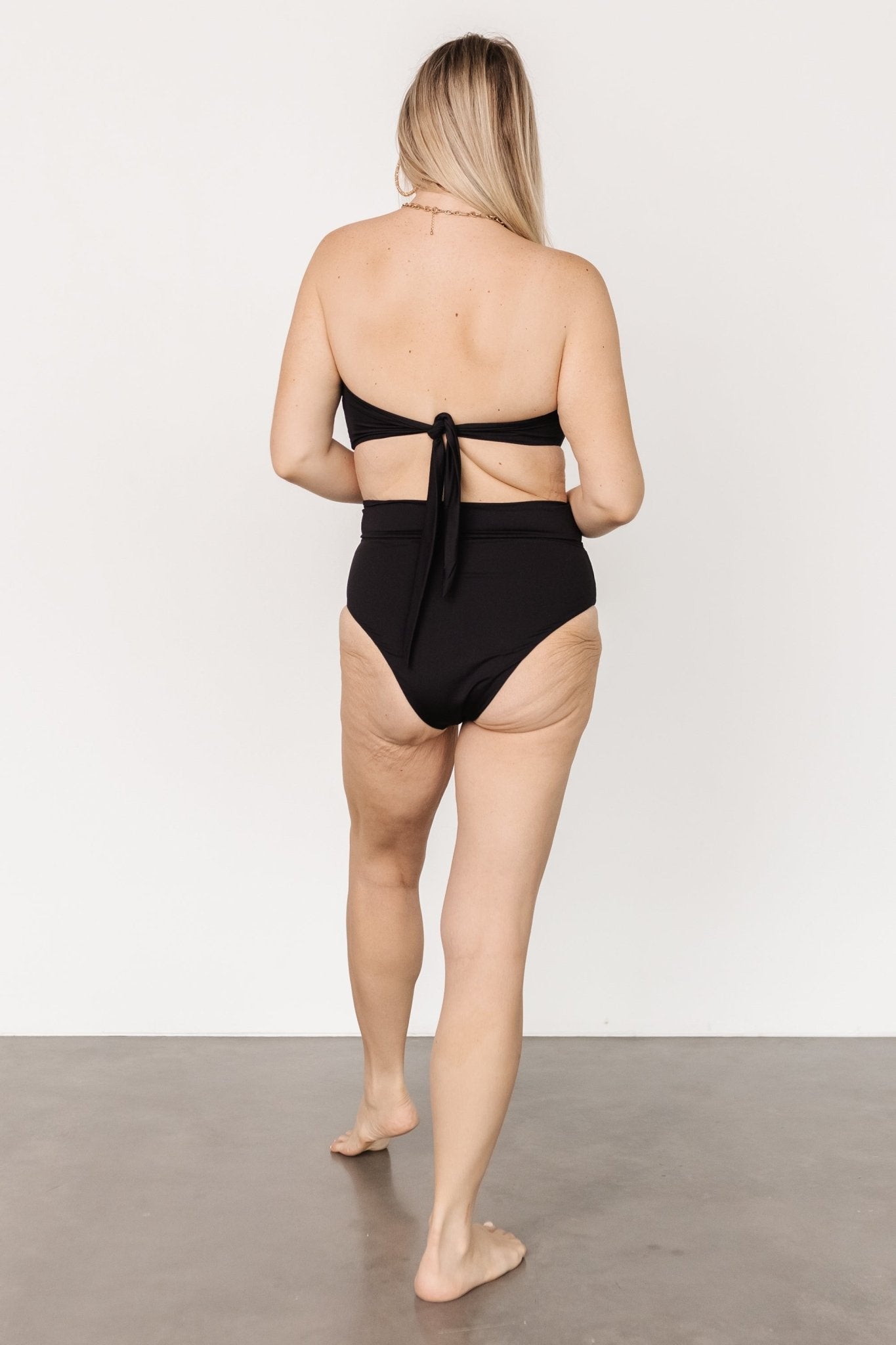 Milos High Waist Bikini Bottom | Black Clearance For Cheap