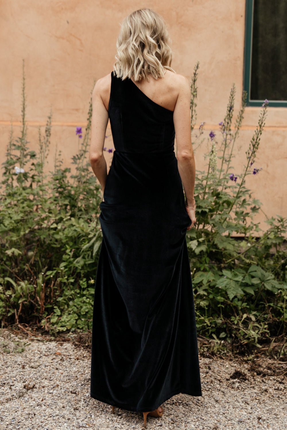 Tatiana Velvet One Shoulder Maxi Dress | Black Clearance Wiki