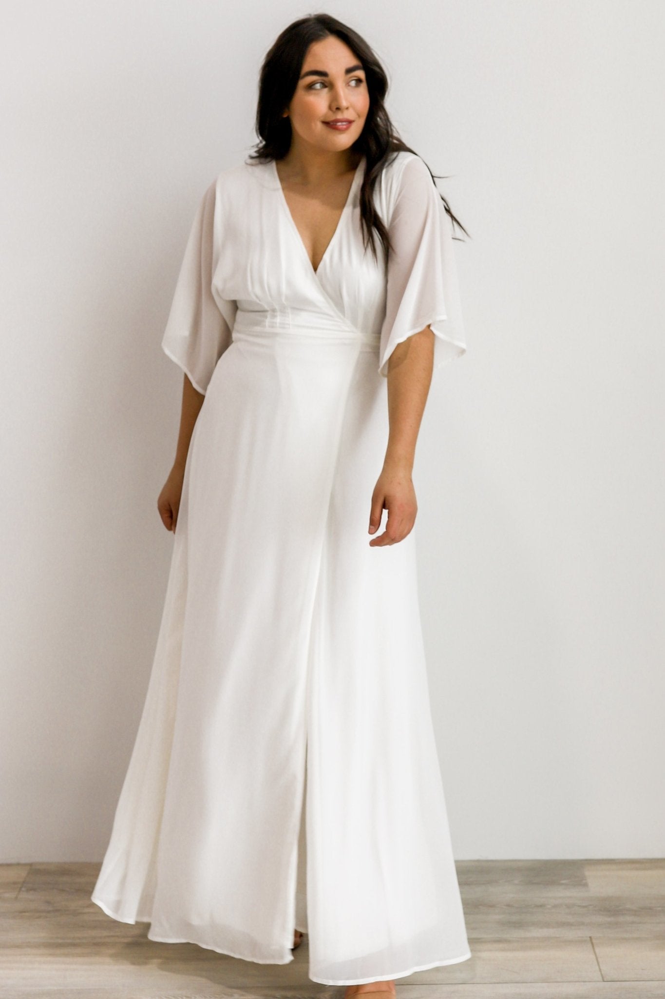 Lilly Wrap Maxi Dress | Off White Collections For Sale