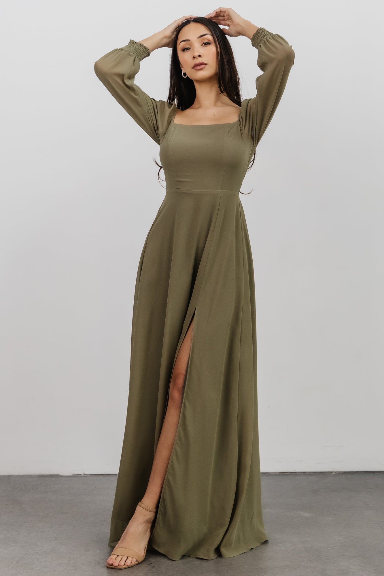 Giselle Maxi Dress | Dusty Olive 2025 Newest Online