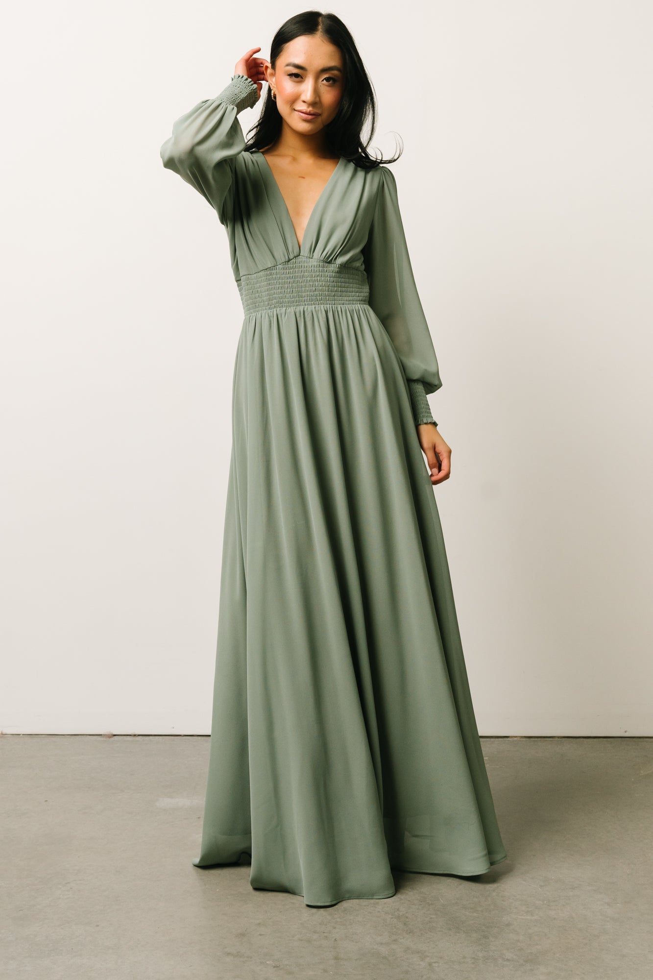 Olivia Maxi Dress | Eucalyptus Cheap Sale Choice