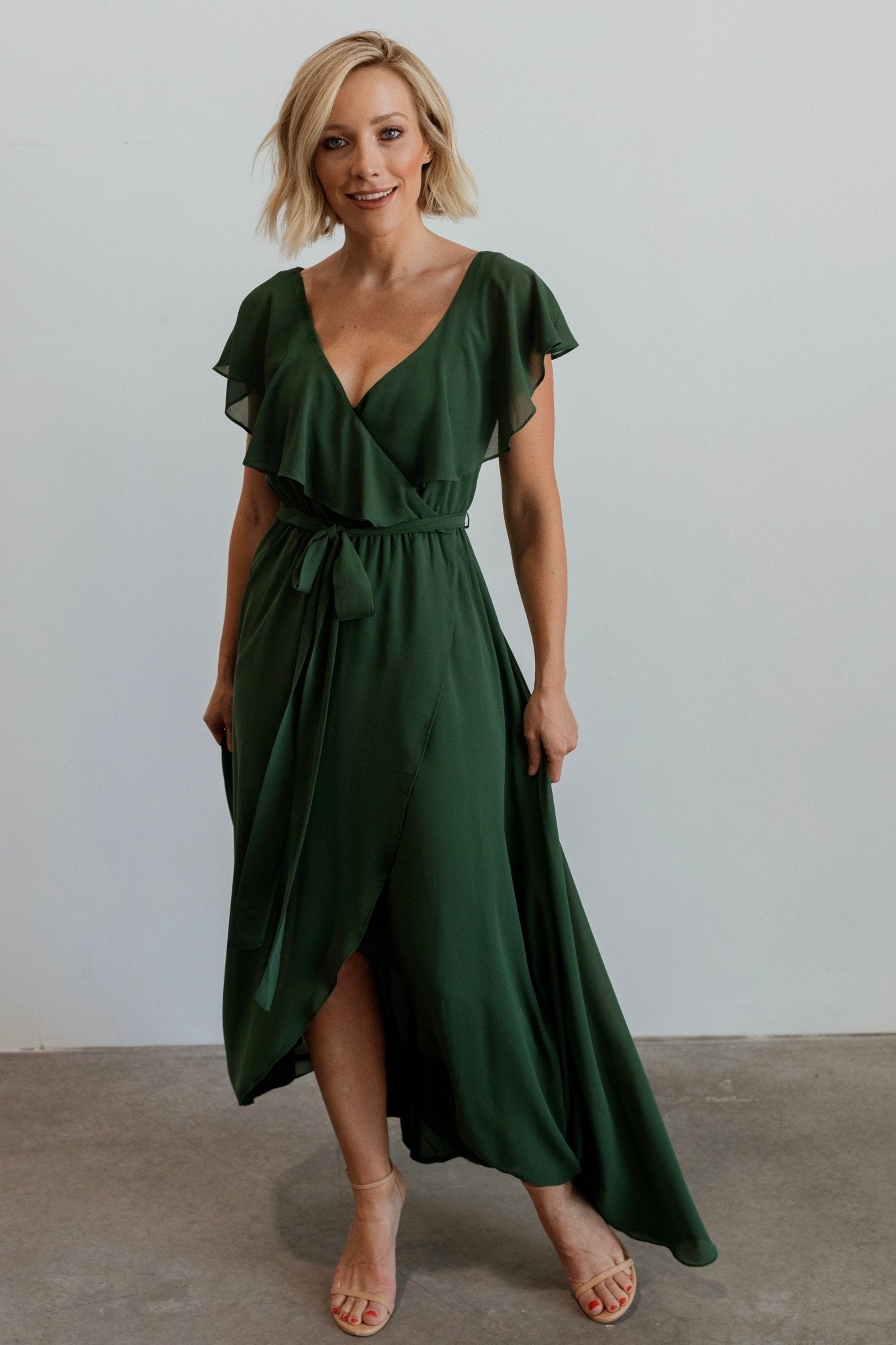 Katya Ruffle Maxi Dress | Evergreen Store With Big Discount