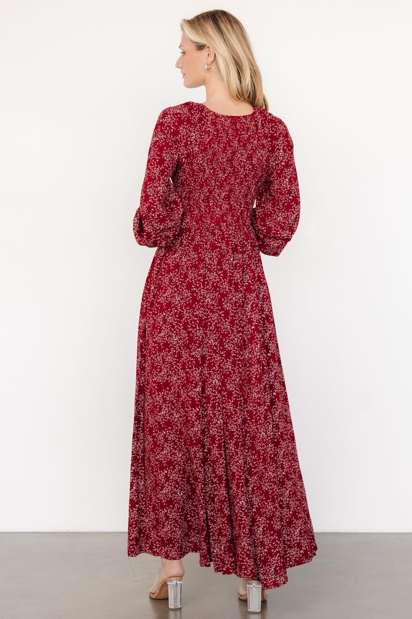 Anya Maxi Dress | Crimson Print The Cheapest Cheap Online