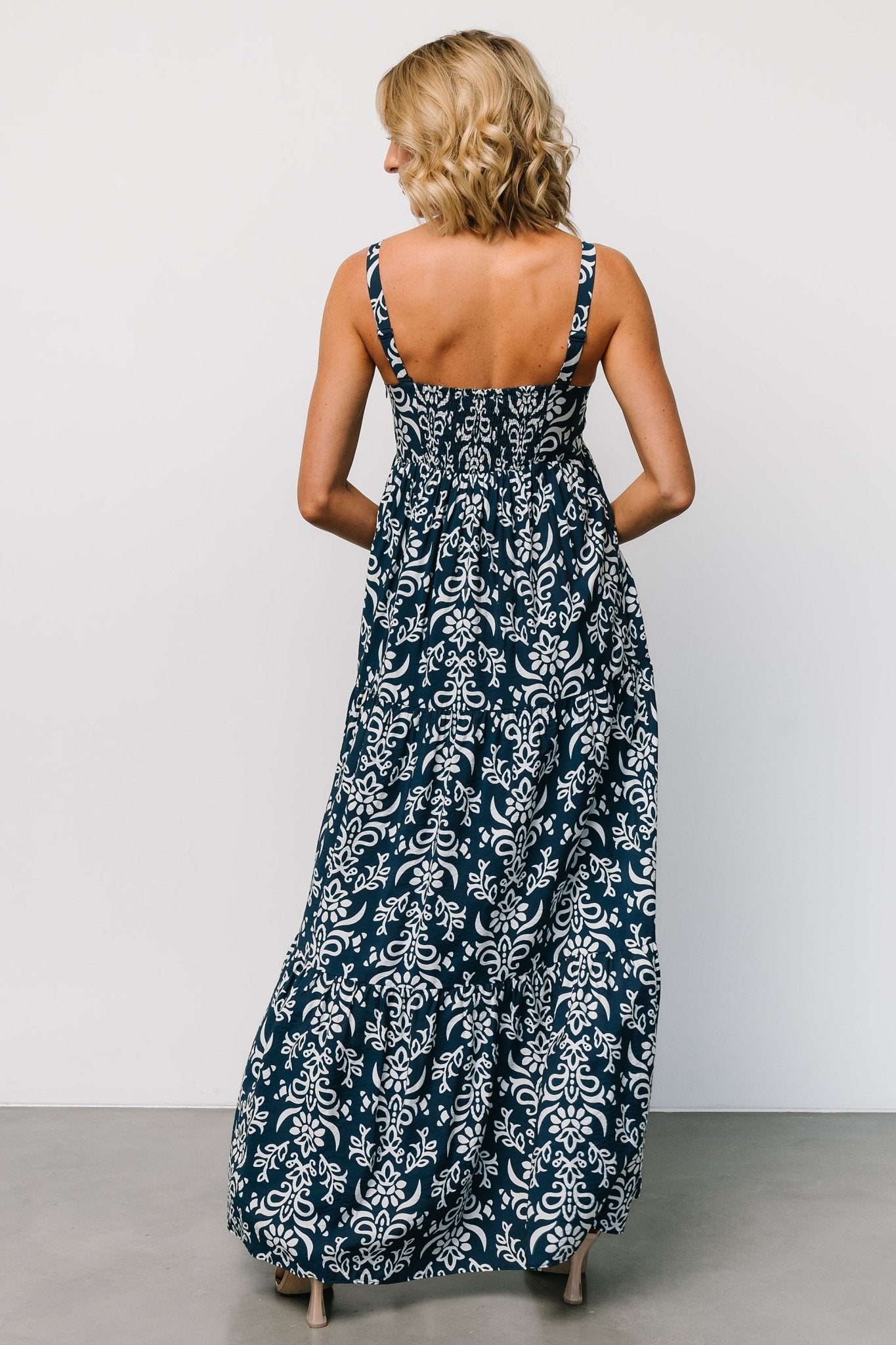 Oceanside Maxi Dress | Navy Print Online Cheap Pice