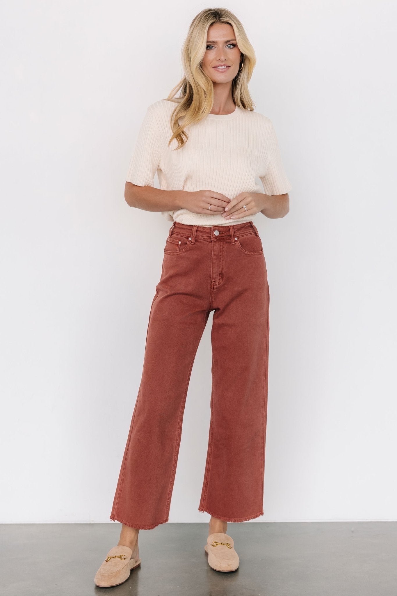 Spence Denim Pants | Terracotta Outlet For You