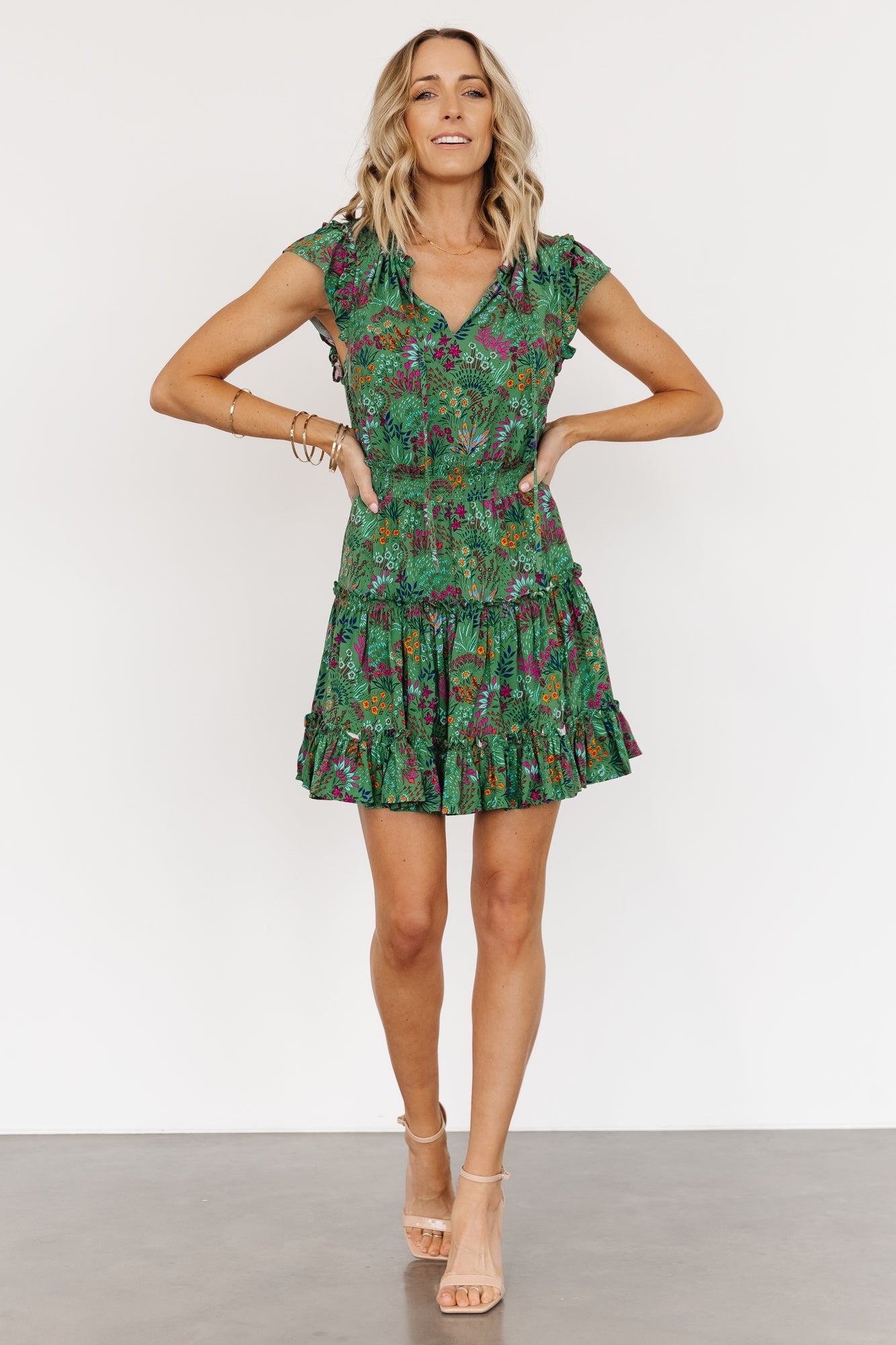 Rio Short Dress | Green Multi Cheap Sale Footlocker Finishline