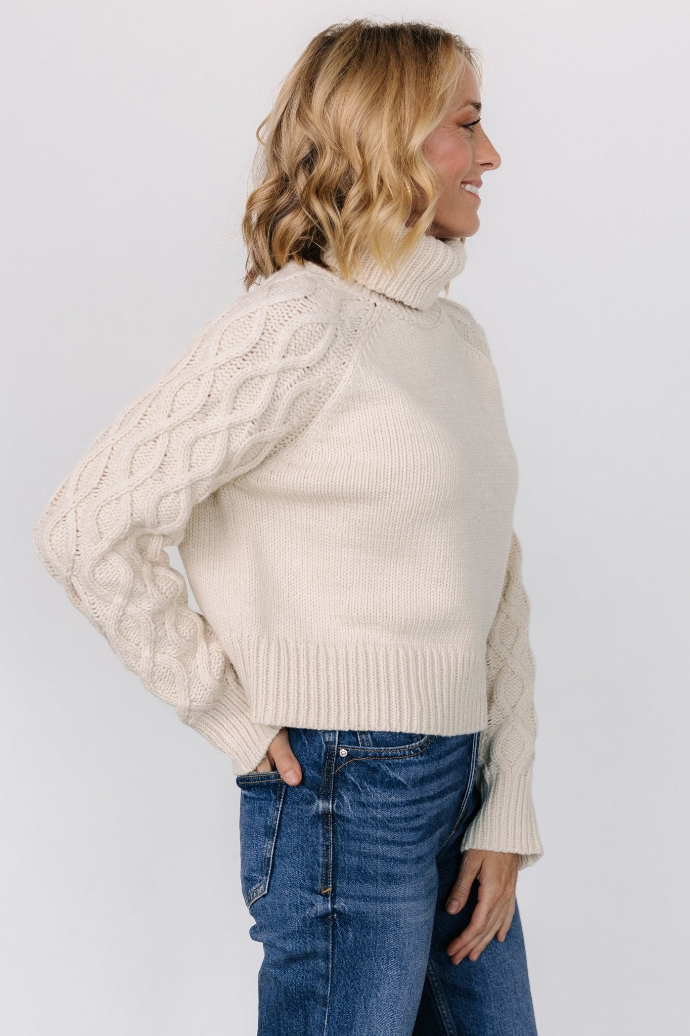 Vonn Turtleneck Sweater | Ivory Discount Cheapest Pice