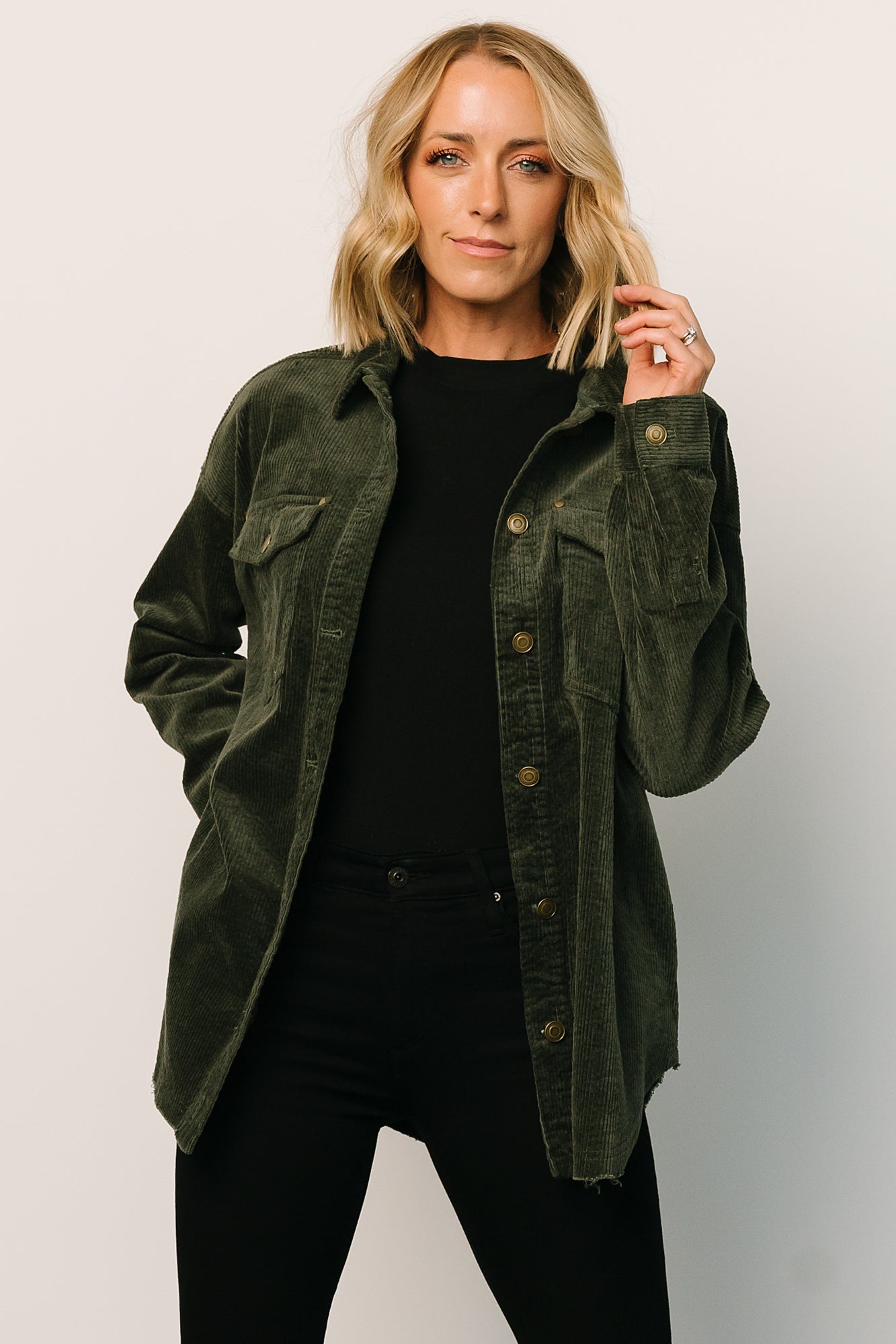 Greeley Corduroy Jacket | Deep Green Free Shipping Clearance Store