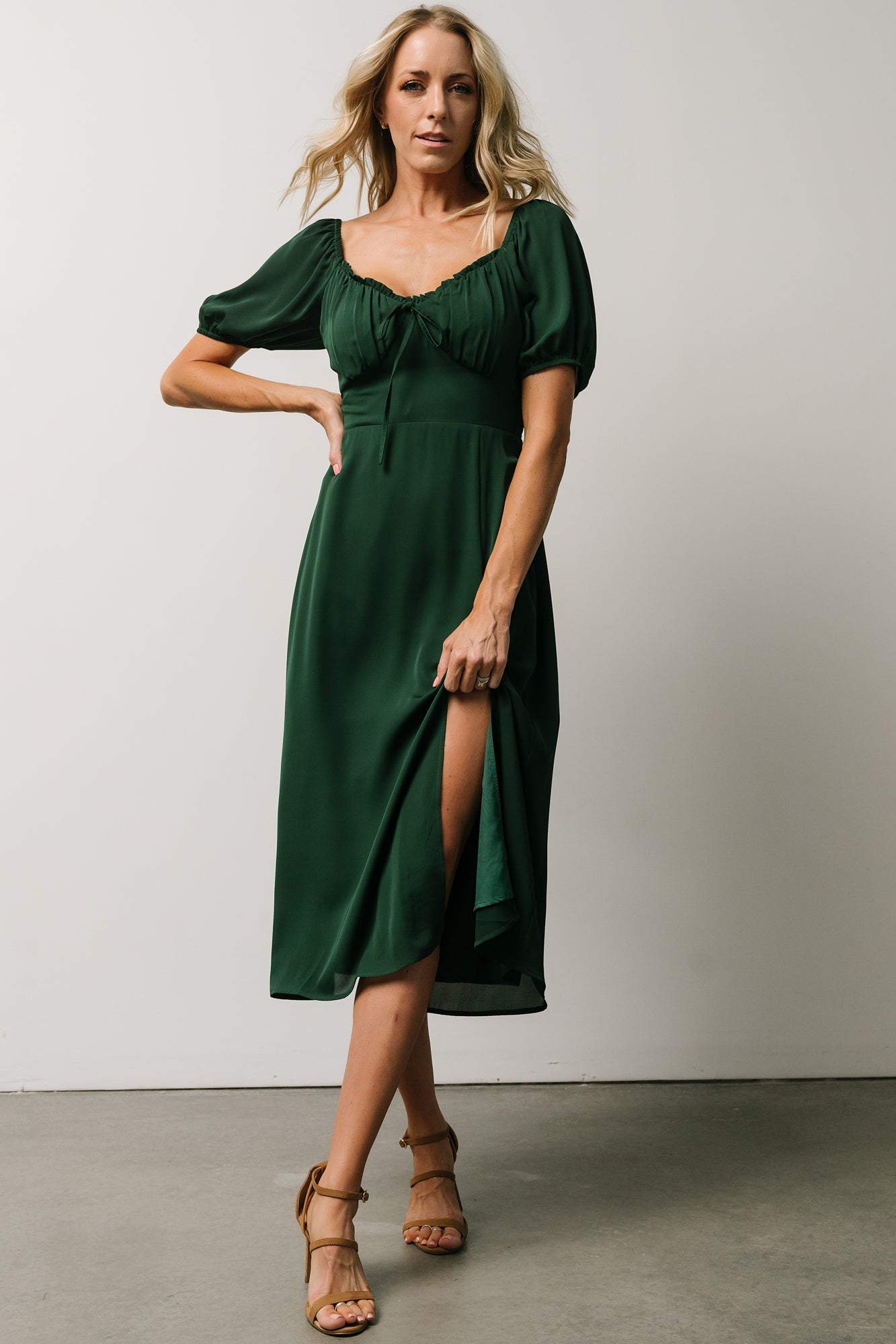 Cadence Midi Dress | Green Cheap Pice For Sale