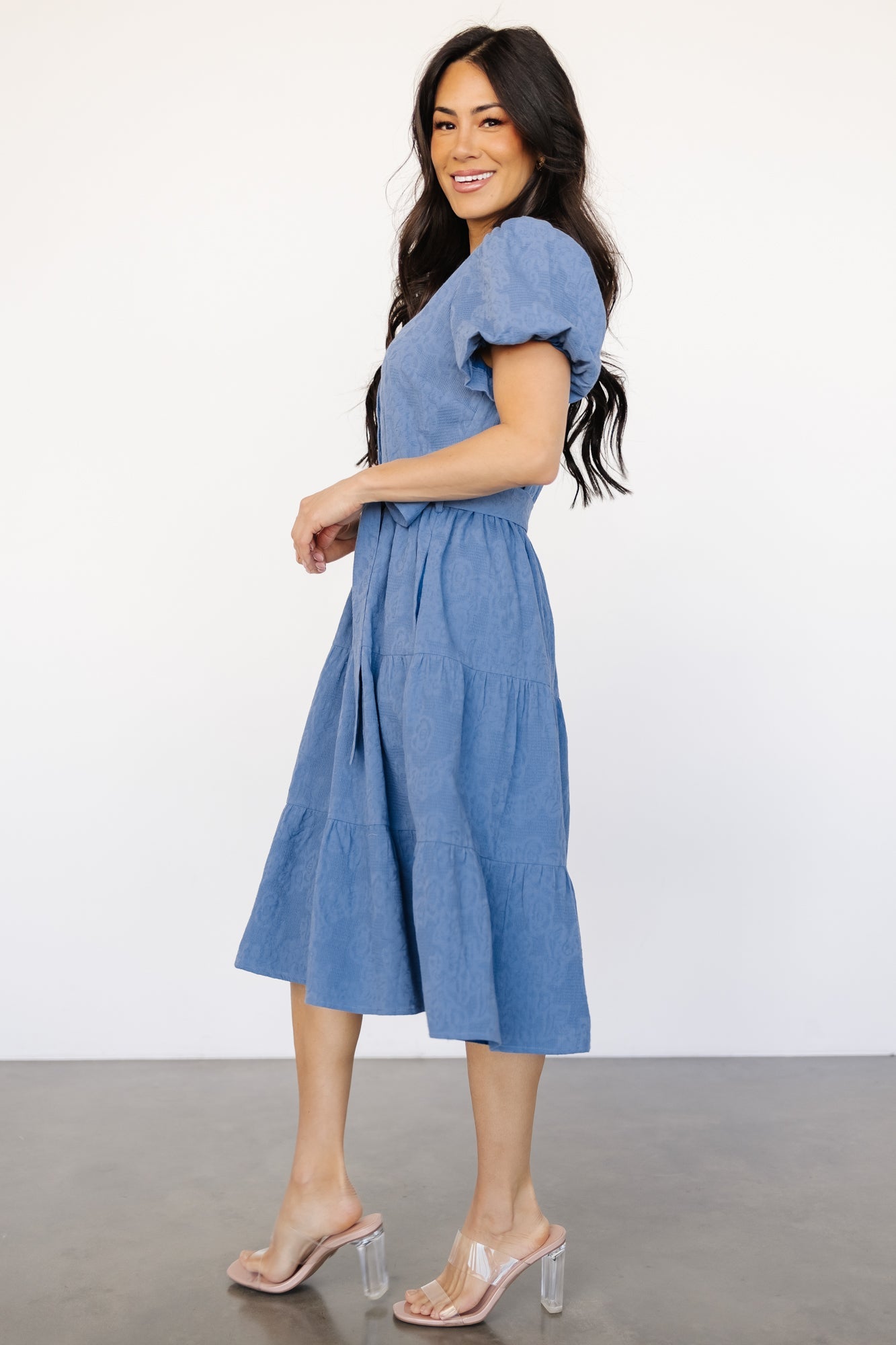 Philippa Midi Dress | Blue Latest Collections Online