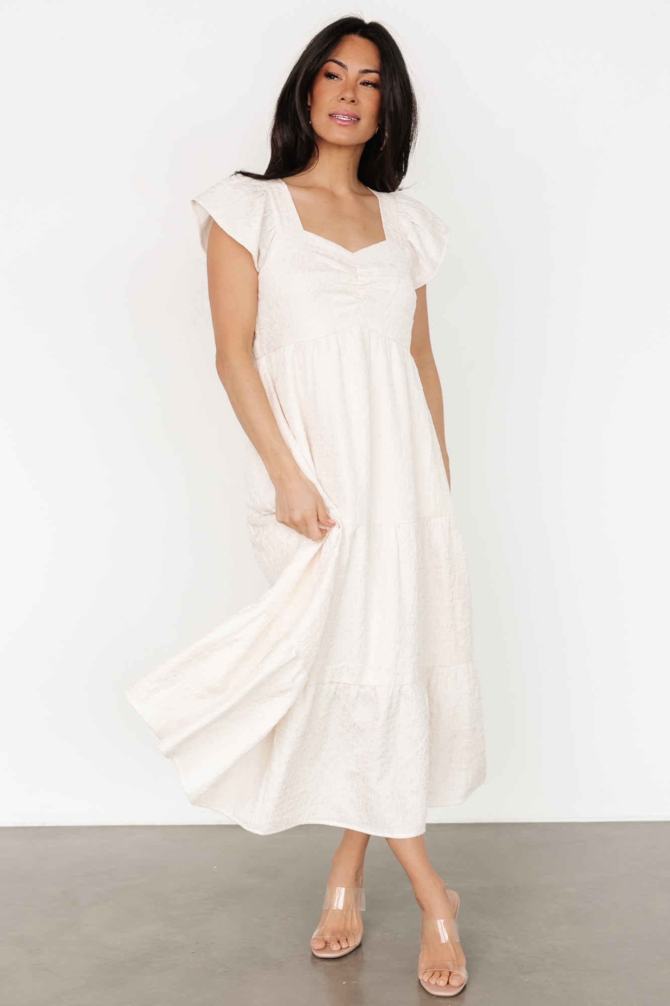 Kesler Midi Dress | Cream Pay With Paypal Cheap Online