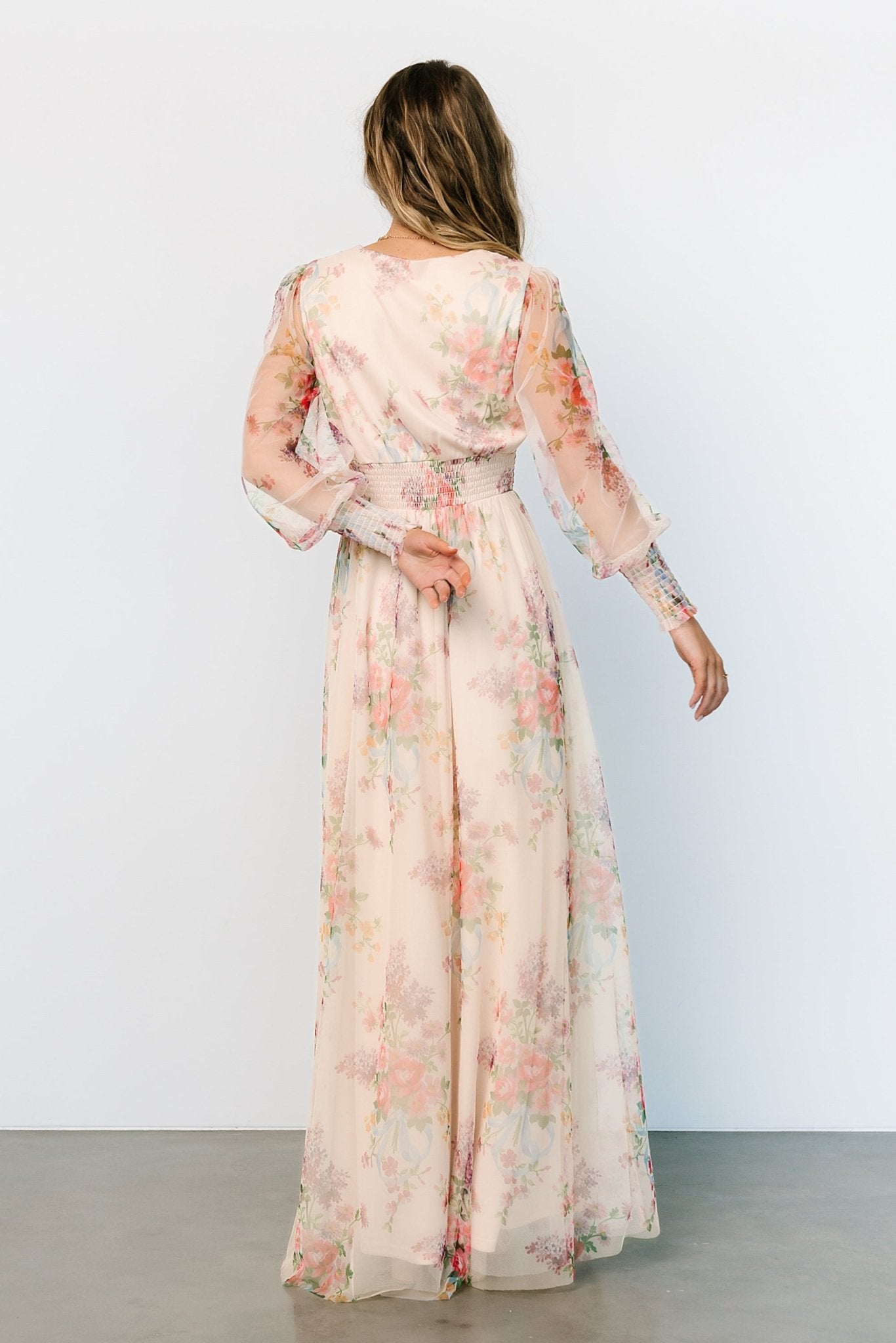 Layla Tulle Maxi Dress | Romantic Floral 2025 Online