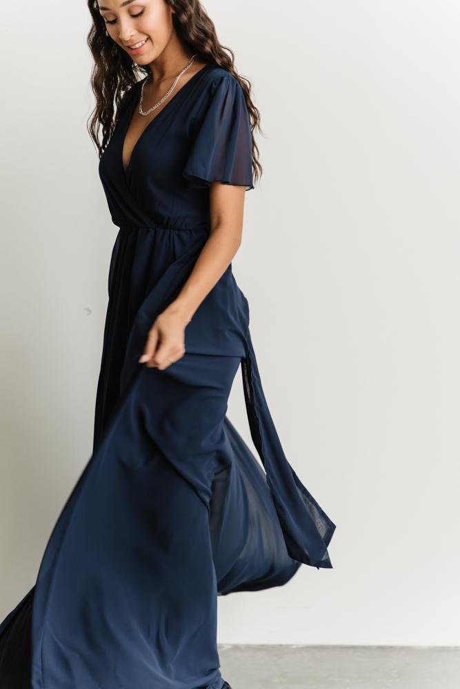 Vaughnie Maxi Dress | Navy Clearance Best Pices