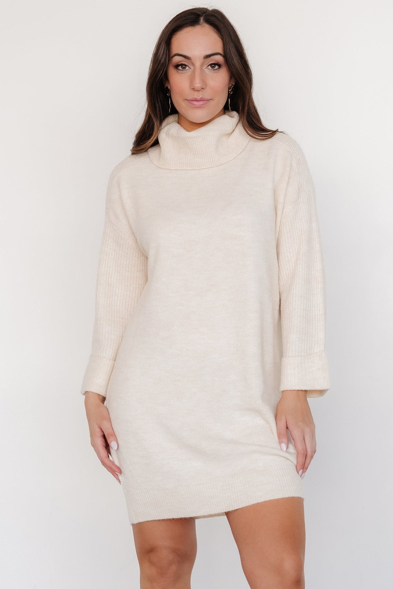 Amy Sweater Dress | Warm Ivory Cheap Pice For Sale