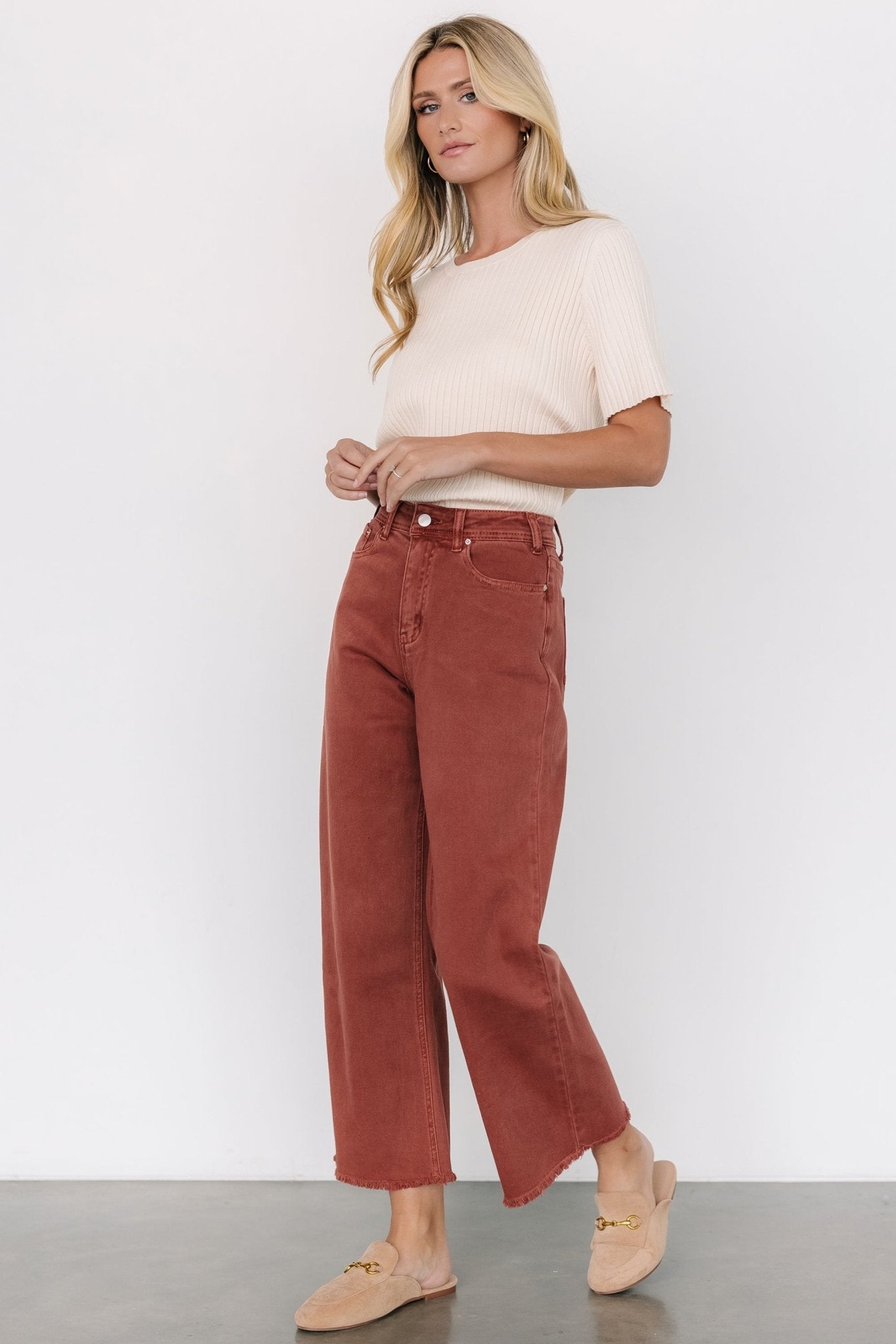 Spence Denim Pants | Terracotta Outlet For You