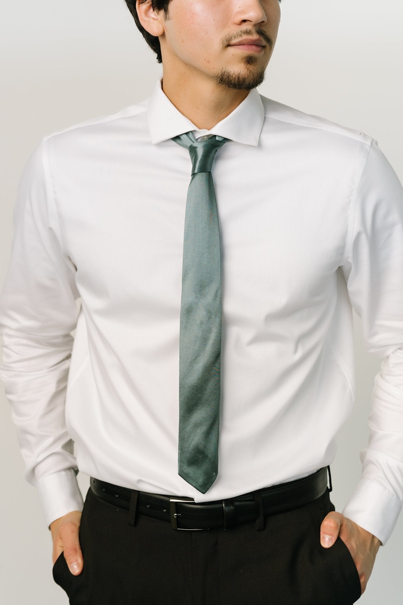 Classic Satin Tie | Lagoon Buy Cheap Wide Range Of