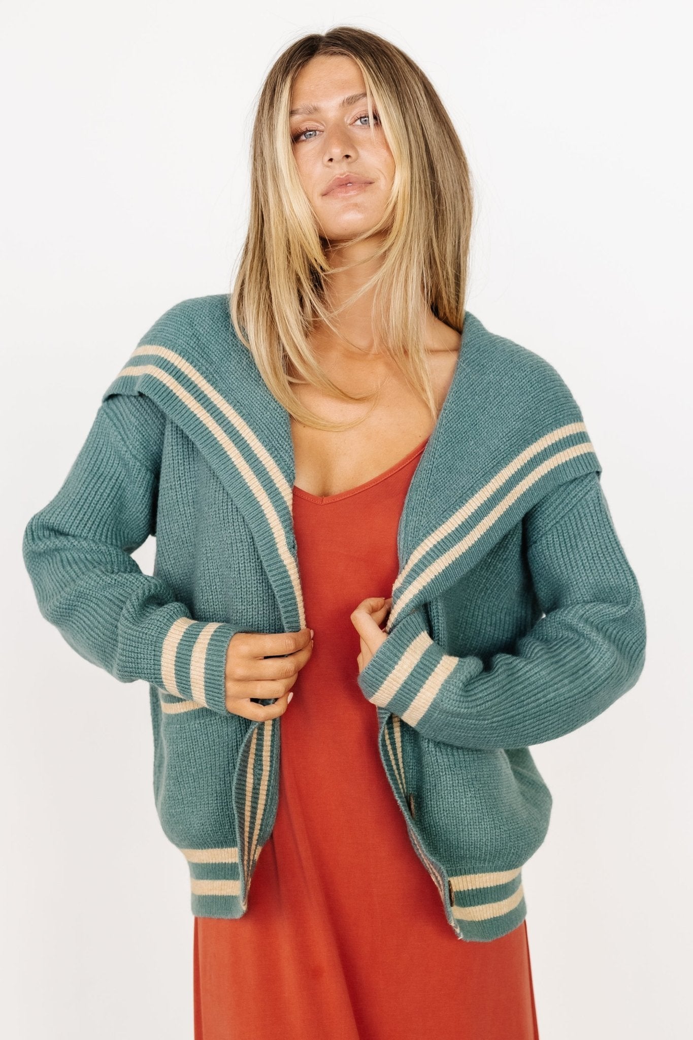 Corbett Knit Cardigan | Jade Buy Cheap Order