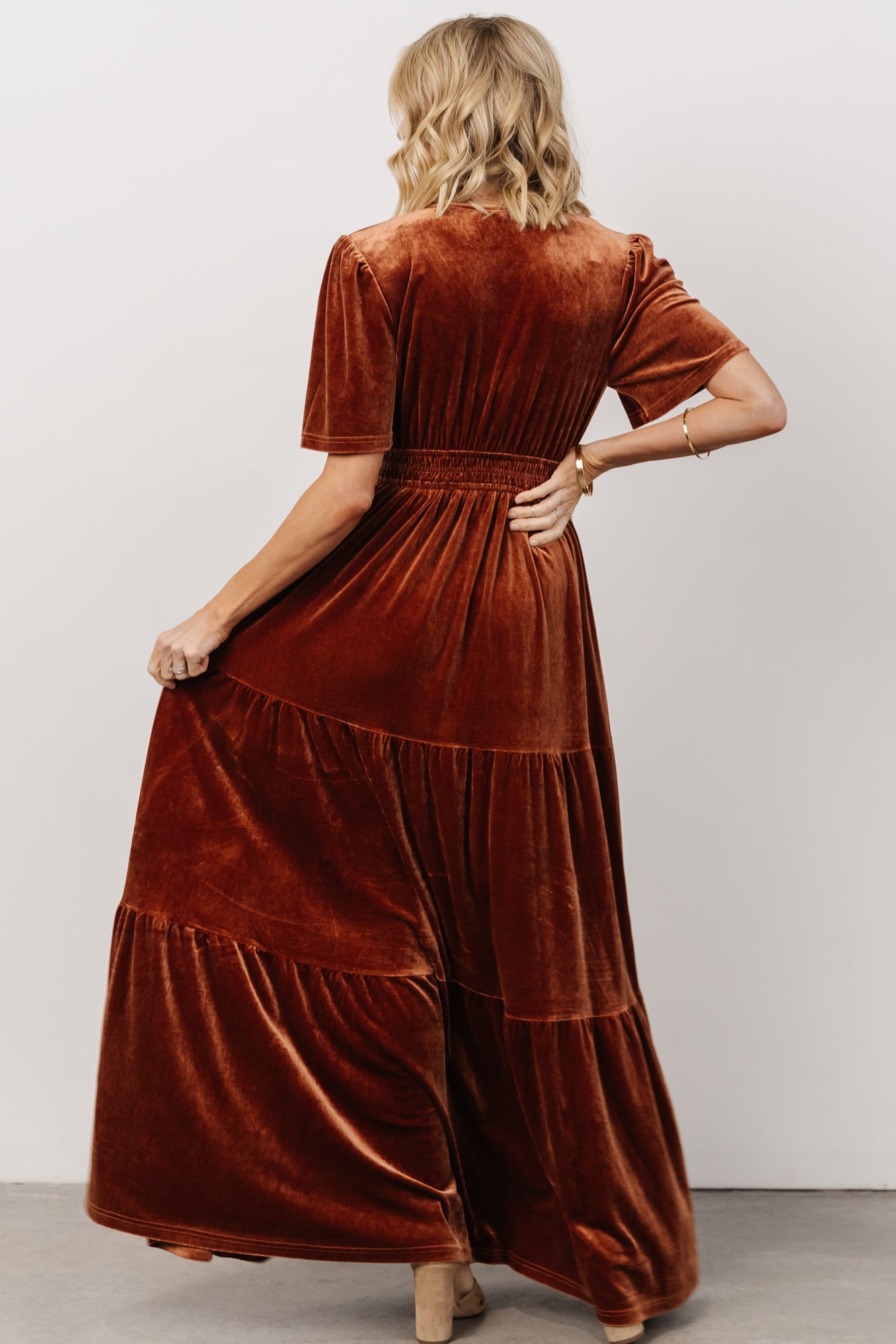 Artemis Velvet Maxi Dress | Dark Spice Sale Huge Surprise