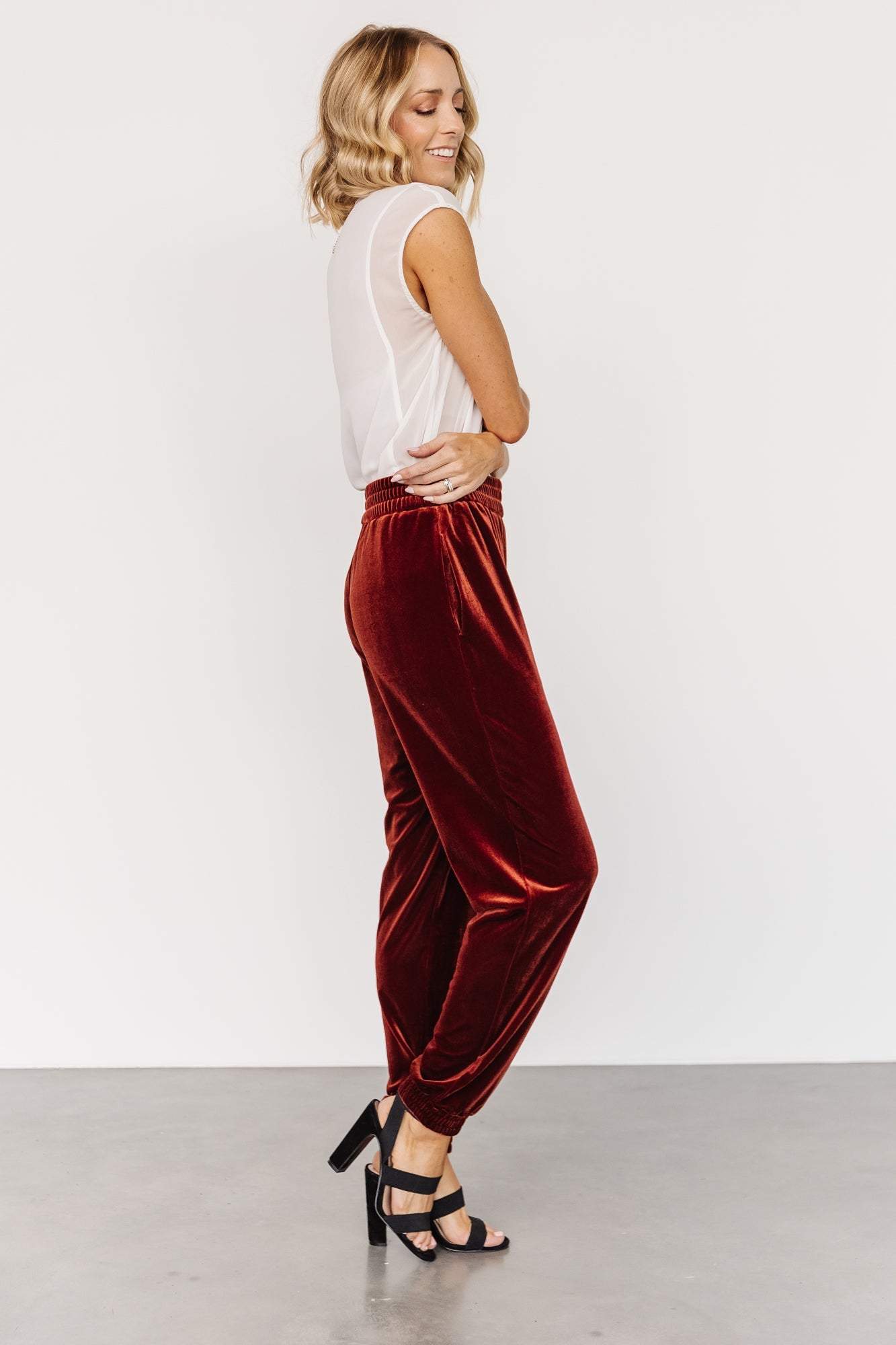 Archie Velvet Jogger Pants | Cinnamon Clearance Pick A Best