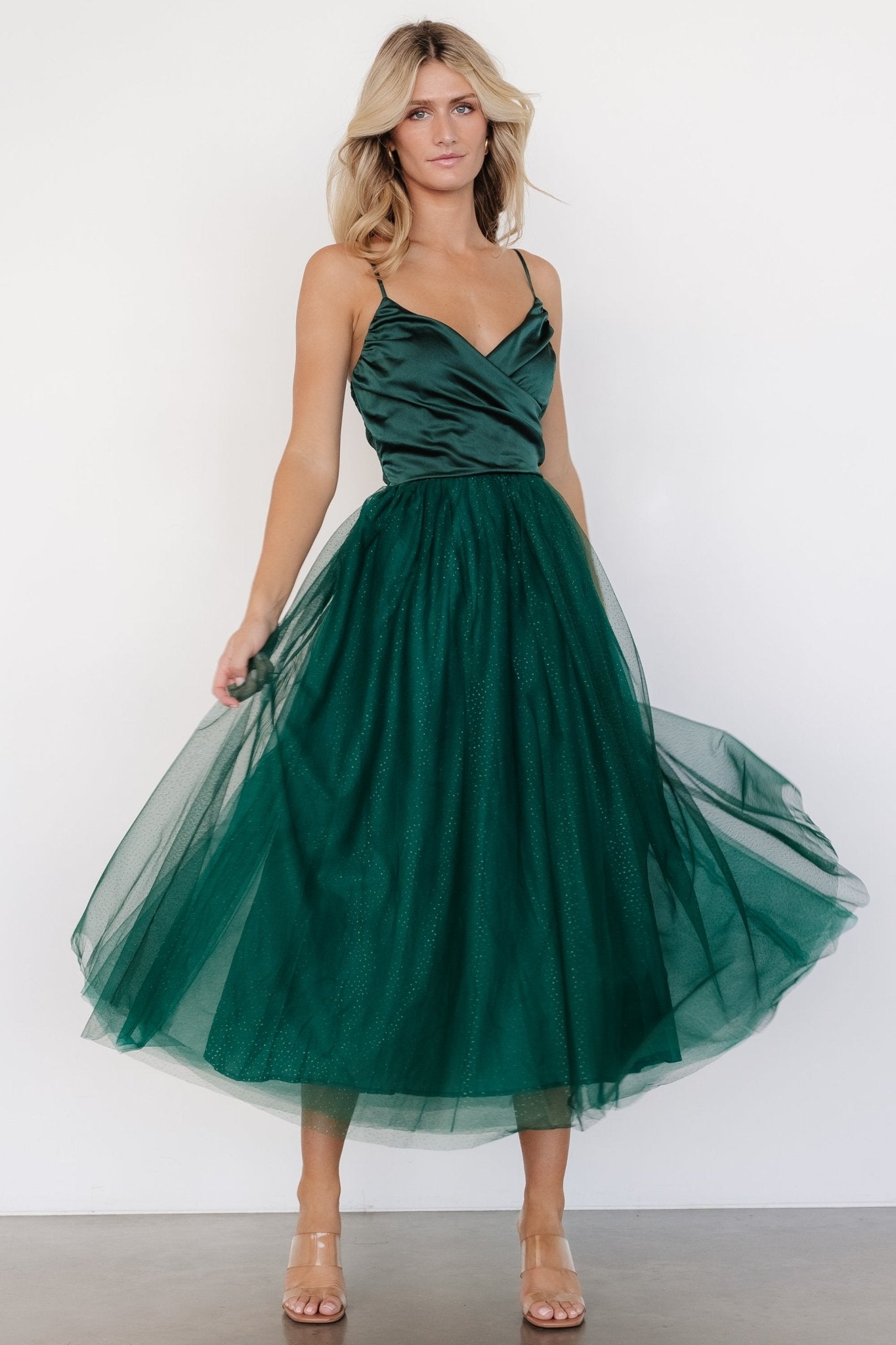 Shonda Sparkle Midi Dress | Emerald Outlet Best Pices