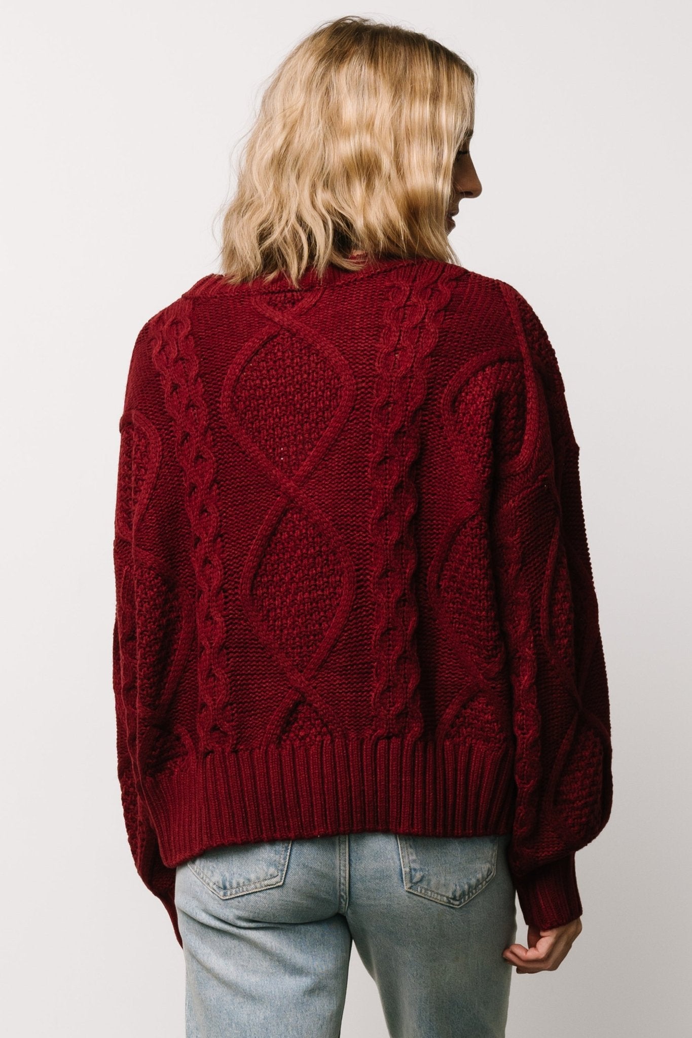 Anthony Knit Sweater | Wine Latest Collections Online