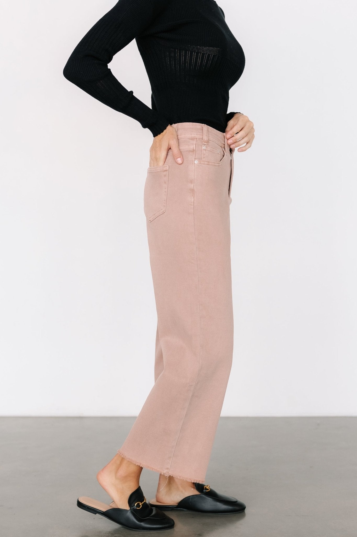 Spence Denim Pants | Dusty Rose Outlet Manchester Great Sale