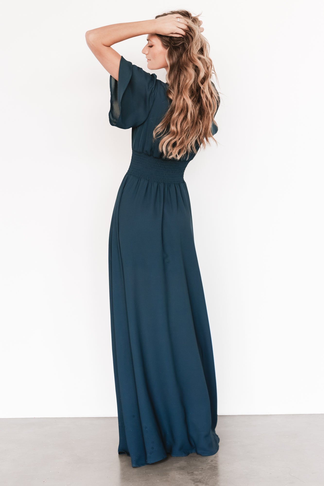 Verona Smocked Maxi Dress | Topaz Discount Wiki