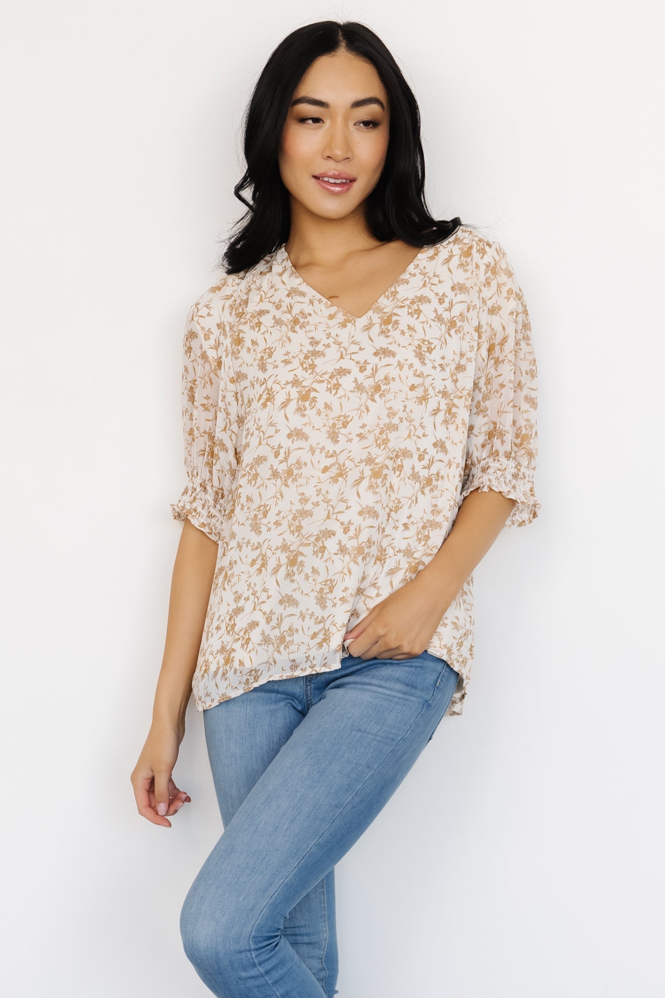 Cordova Top | Cream Multi Floral Buy Cheap Choice