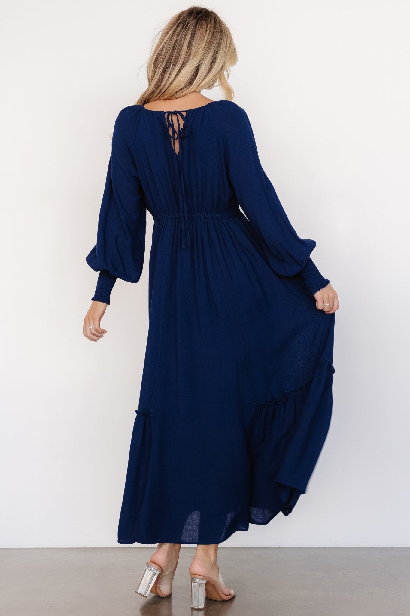 Vienna Long Sleeve Dress | Navy Supply