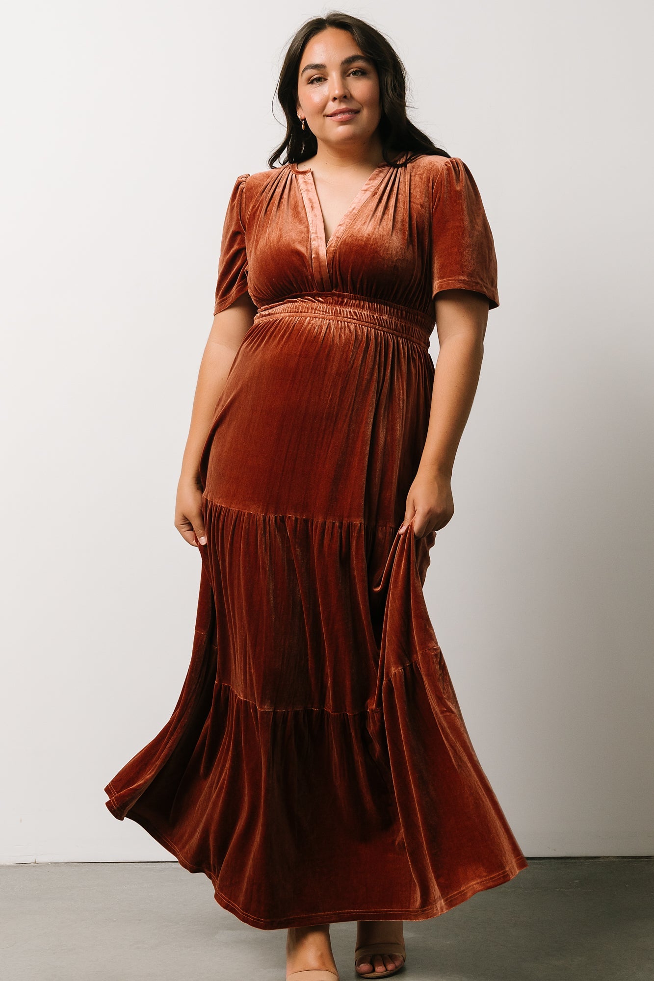 Artemis Velvet Maxi Dress | Dark Spice Sale Huge Surprise